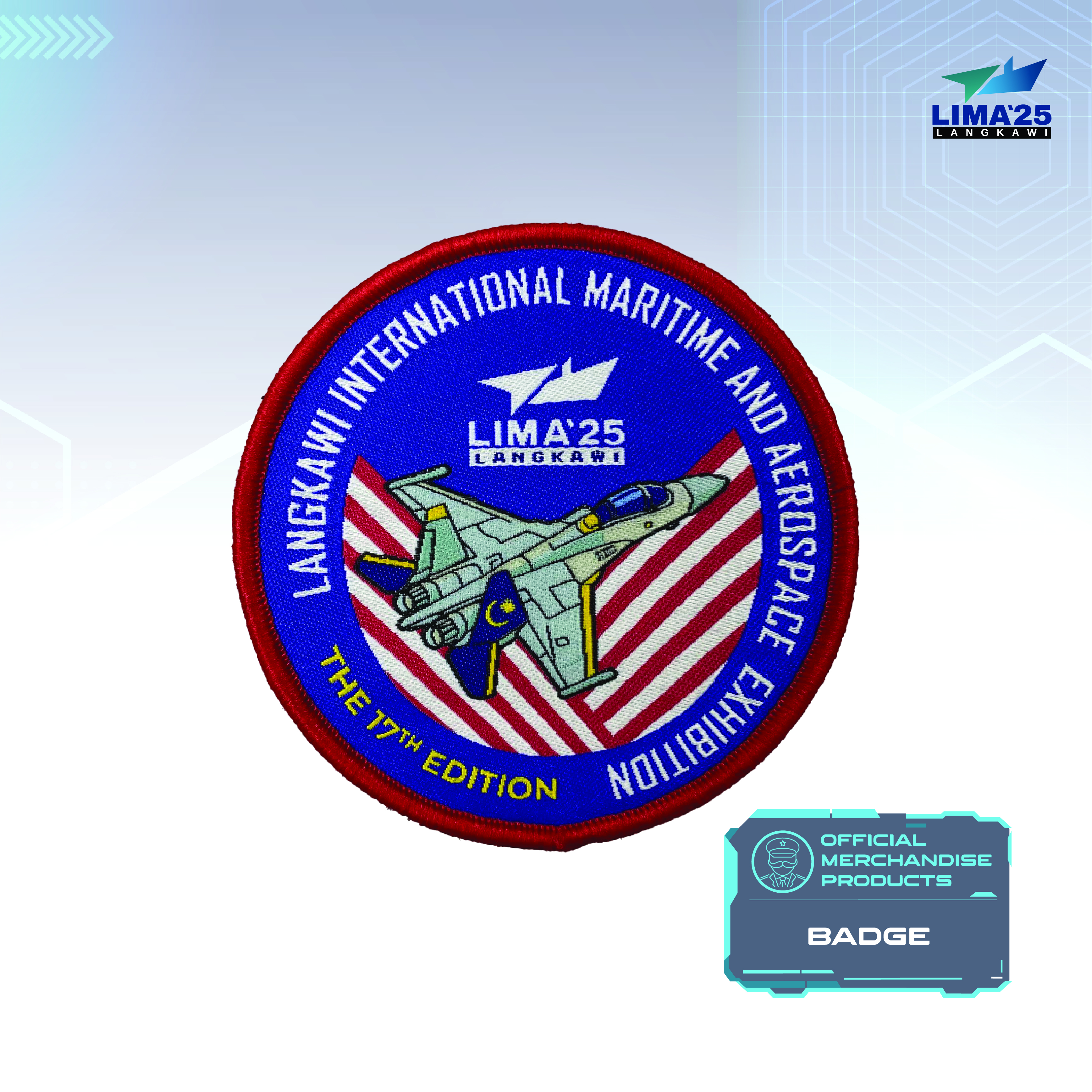 LIMA`25 Patch - Langkawi Internation Maritime And Aerospace