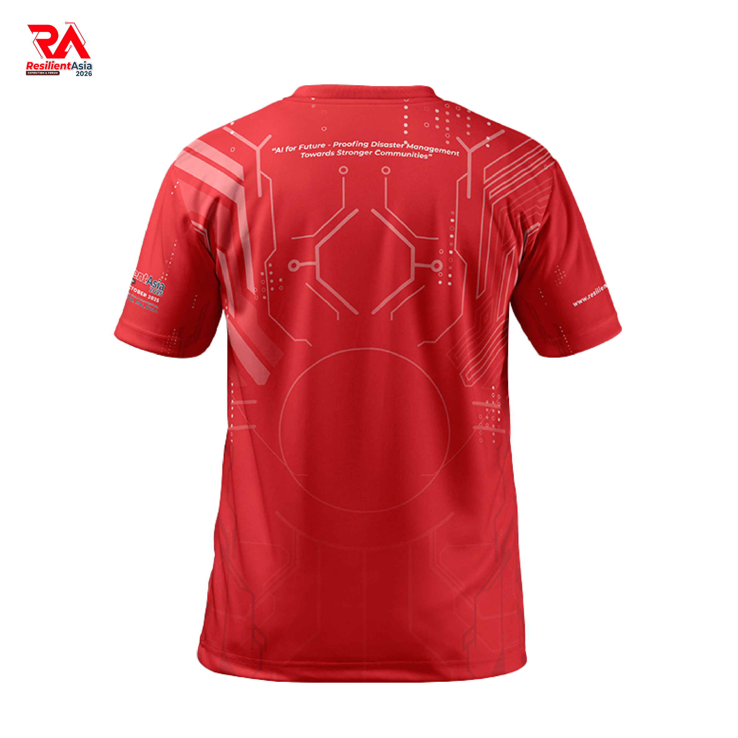 RA26 Round Neck Tee Red