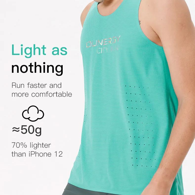 AONIJIE FM5115 Men Male Sports Vest Breathable Quick Drying Sleeveless Shirt Athletic Tank Top for Running Hiking Fitness Gym