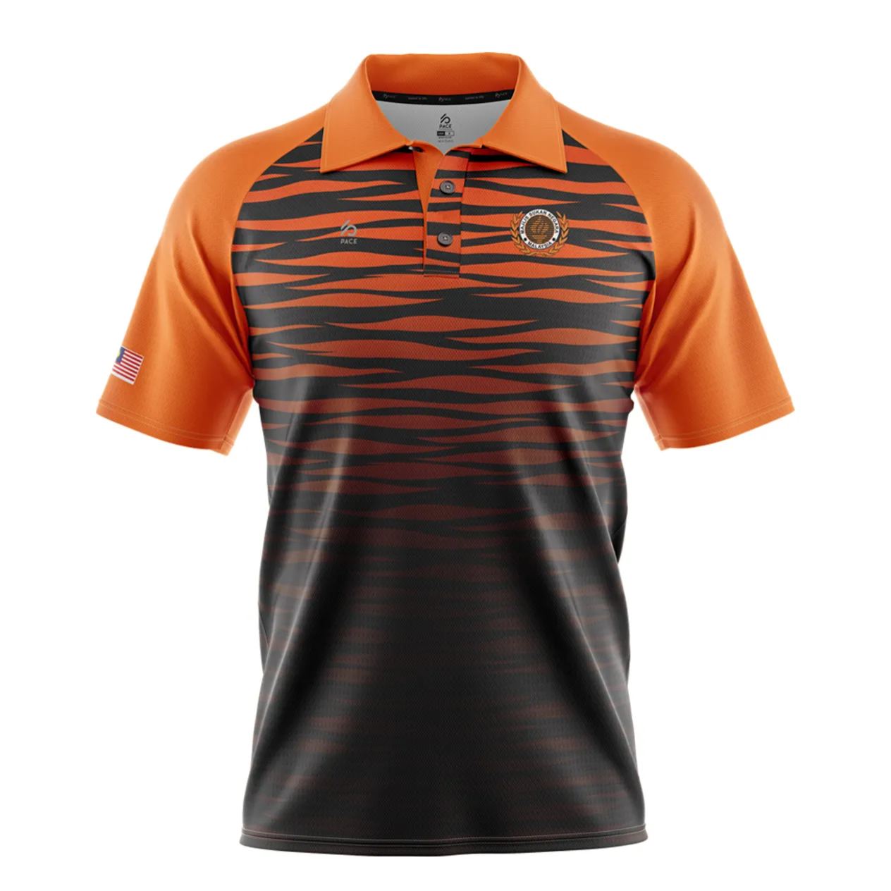 PACE TIGER STRIPE SERIES -TEAM MALAYSIA POLO TEE - ORG