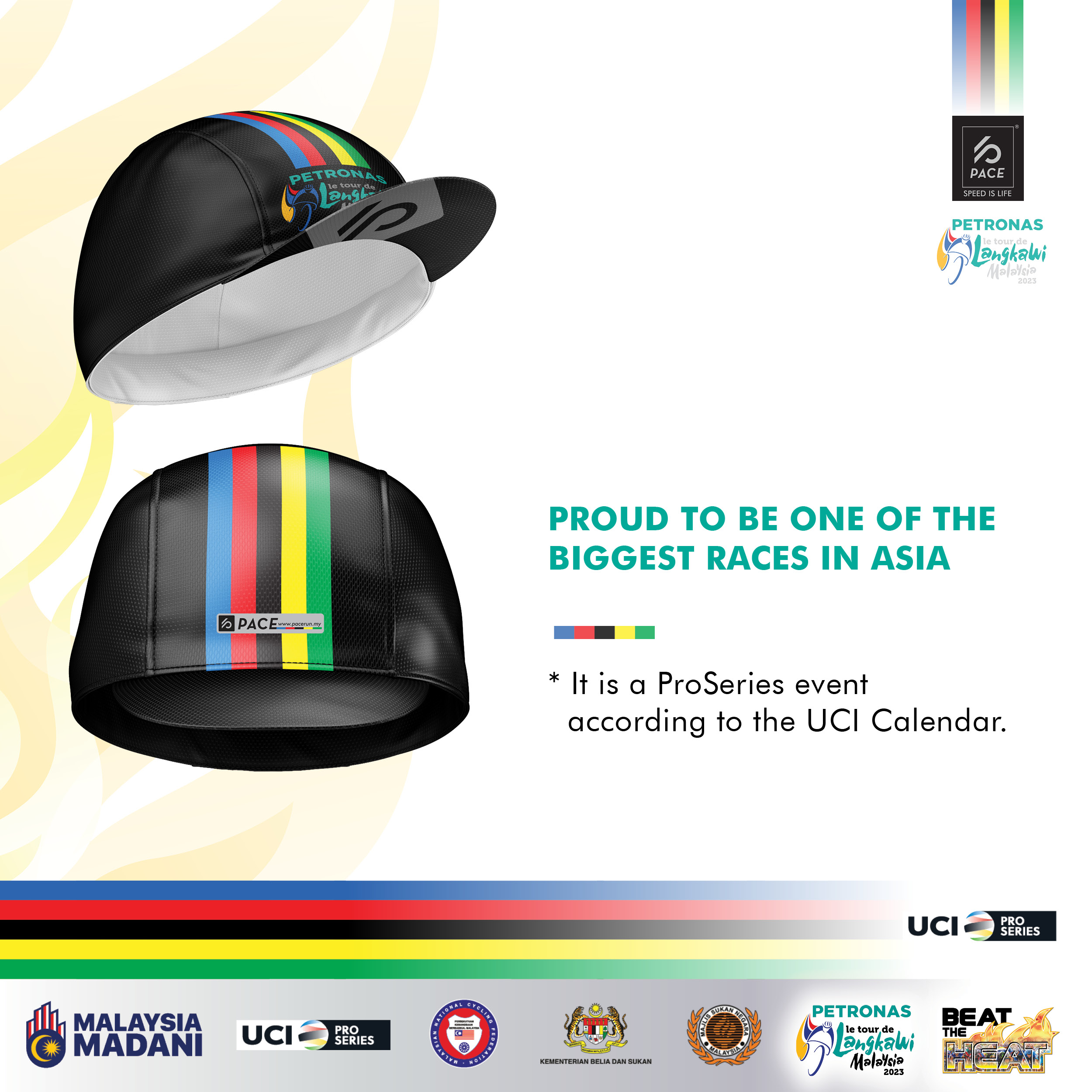 LTDL`23 CYCLING CAP BLACK COLLECTION BLACK