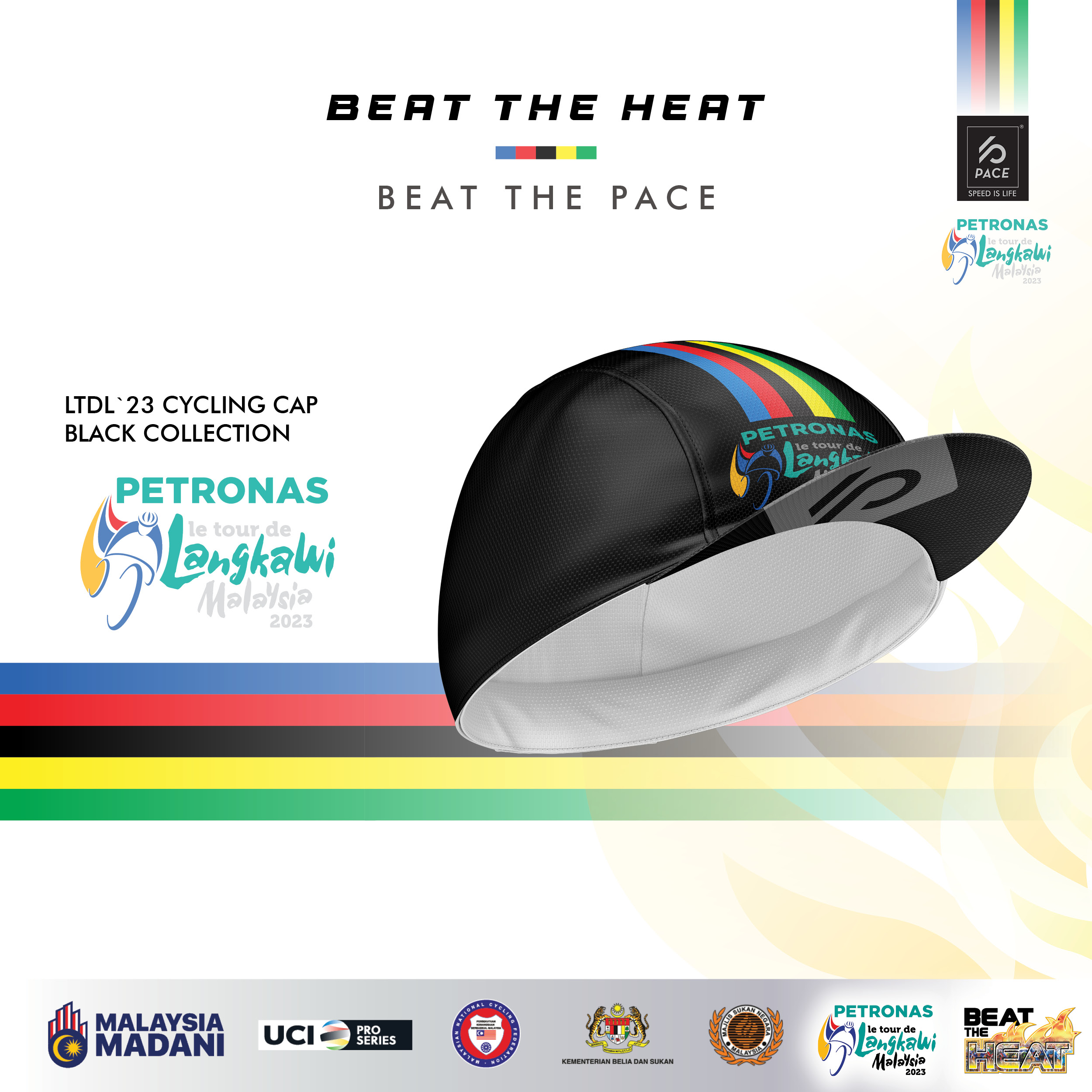 LTDL`23 CYCLING CAP BLACK COLLECTION BLACK