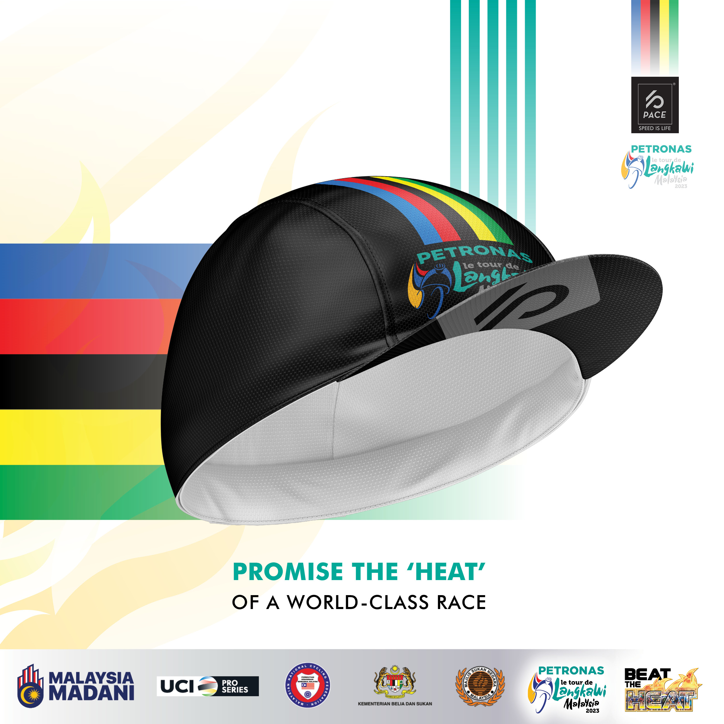 LTDL`23 CYCLING CAP BLACK COLLECTION BLACK