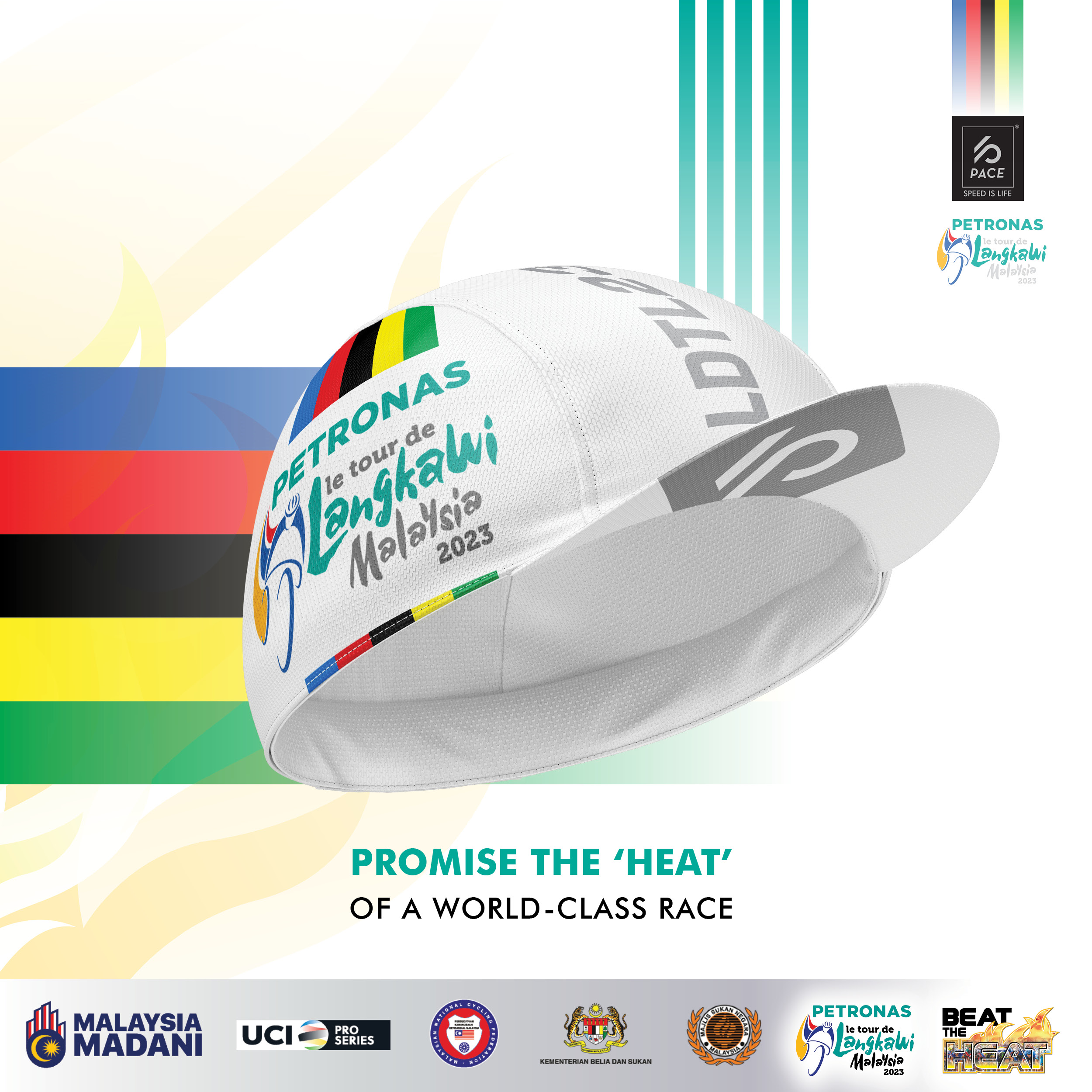 LTDL`23 CYCLING CAP WHITE COLLECTION WHITE