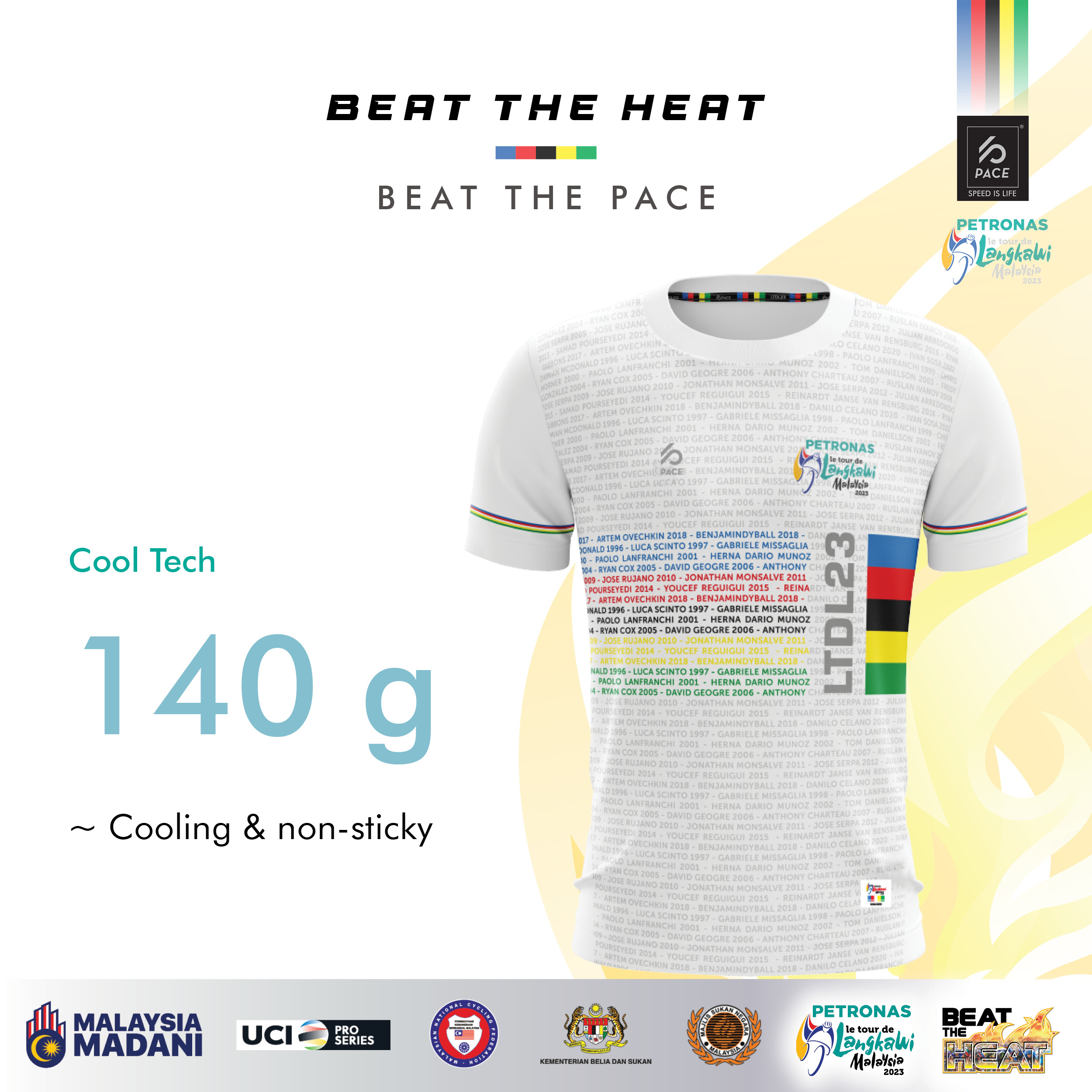 LTDL`23 CHAMPION TEE WHITE