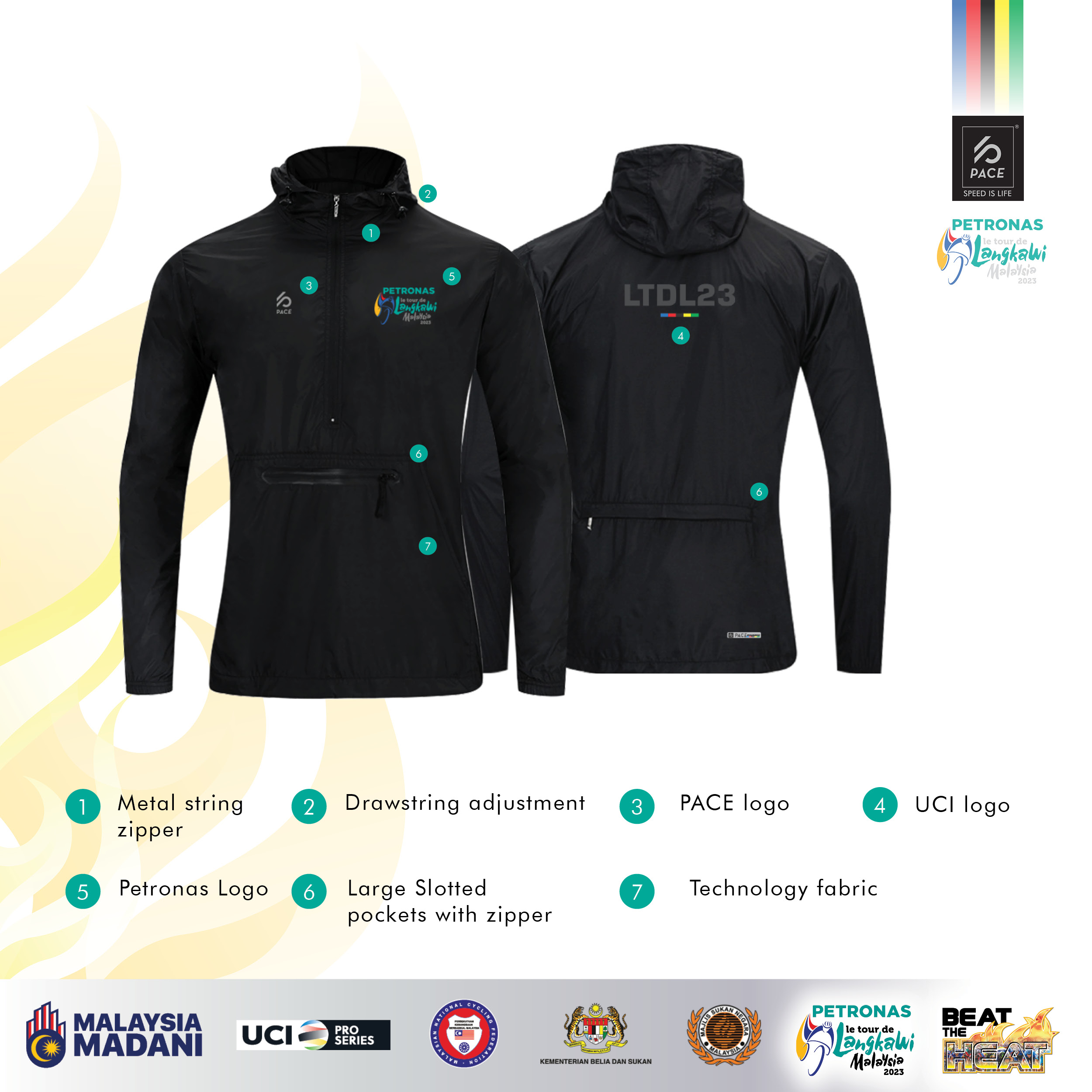 CYCLING JACKET BLACK