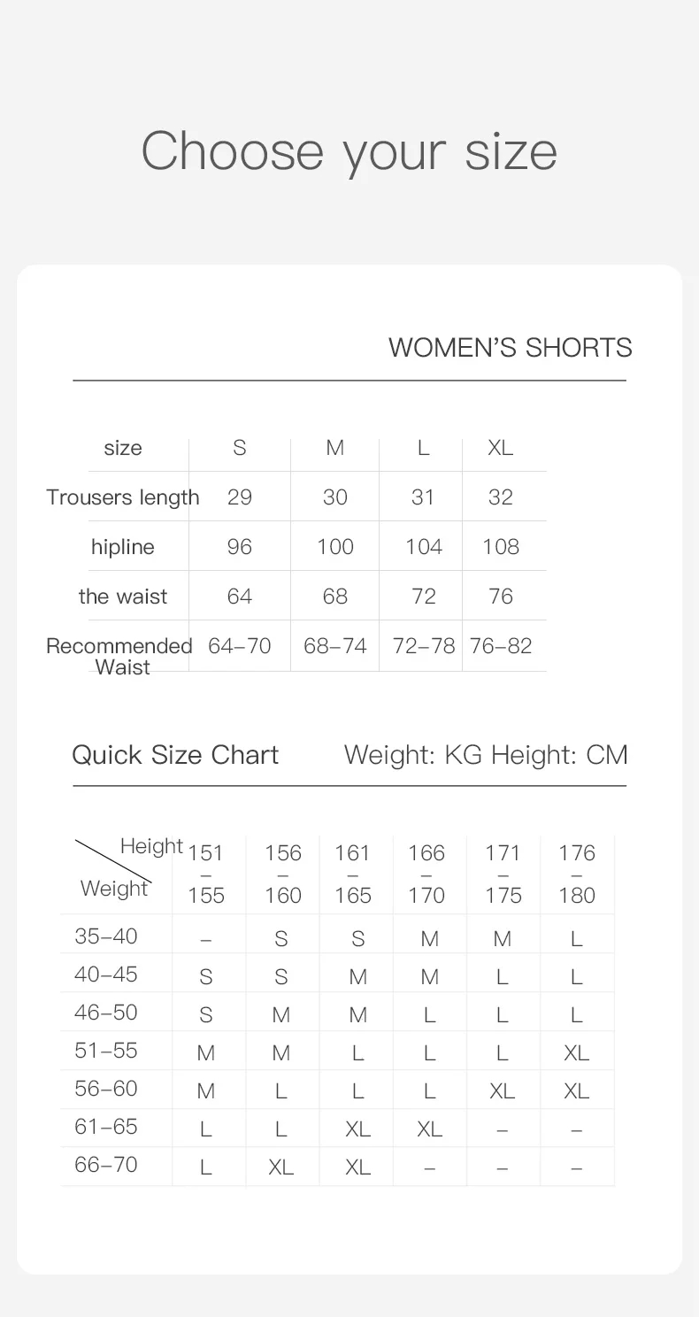 AONIJIE Ladies Running Shorts 