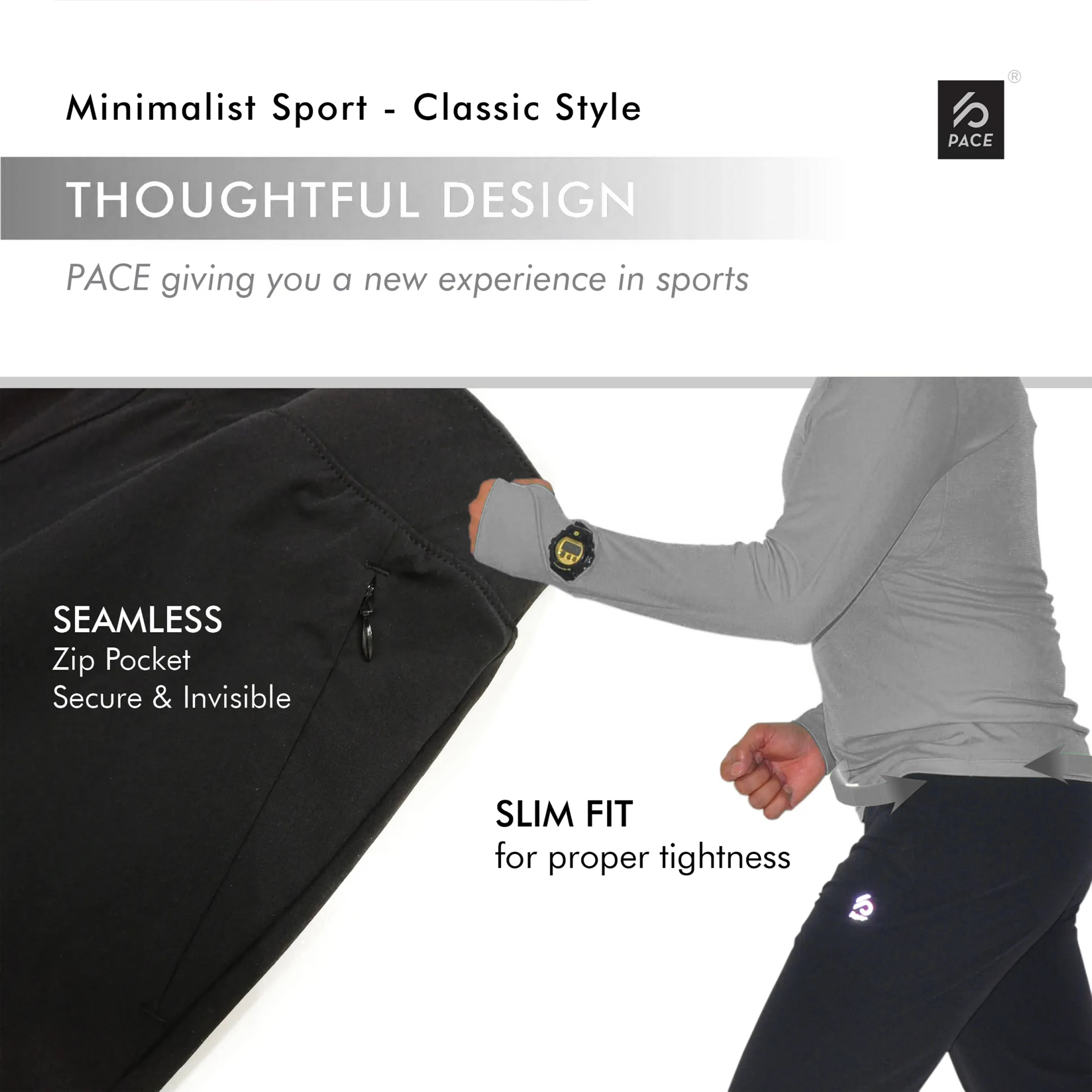 PACE Tapered Running Pants Full