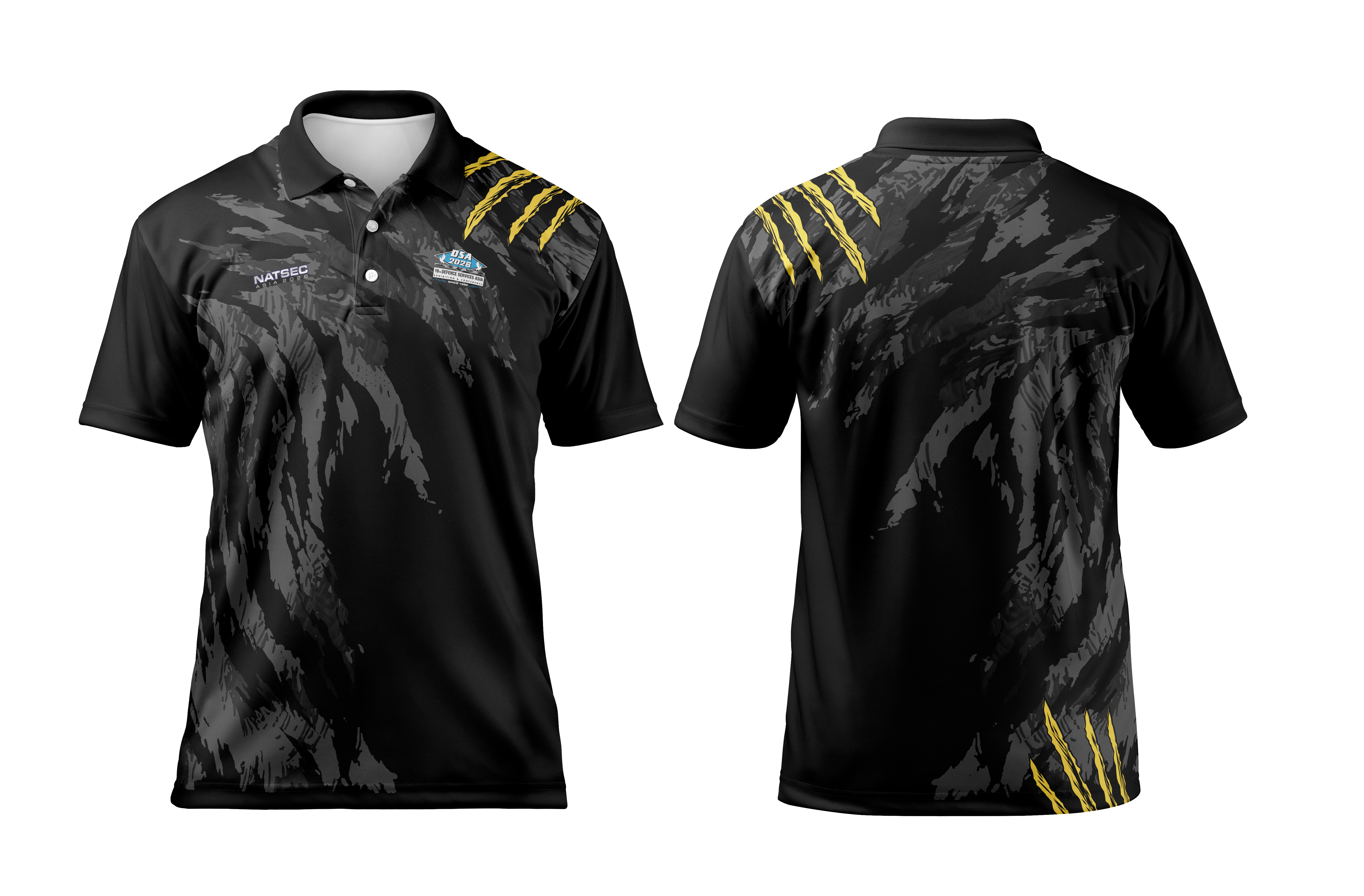 DSA26 Polo Zip Sublimation