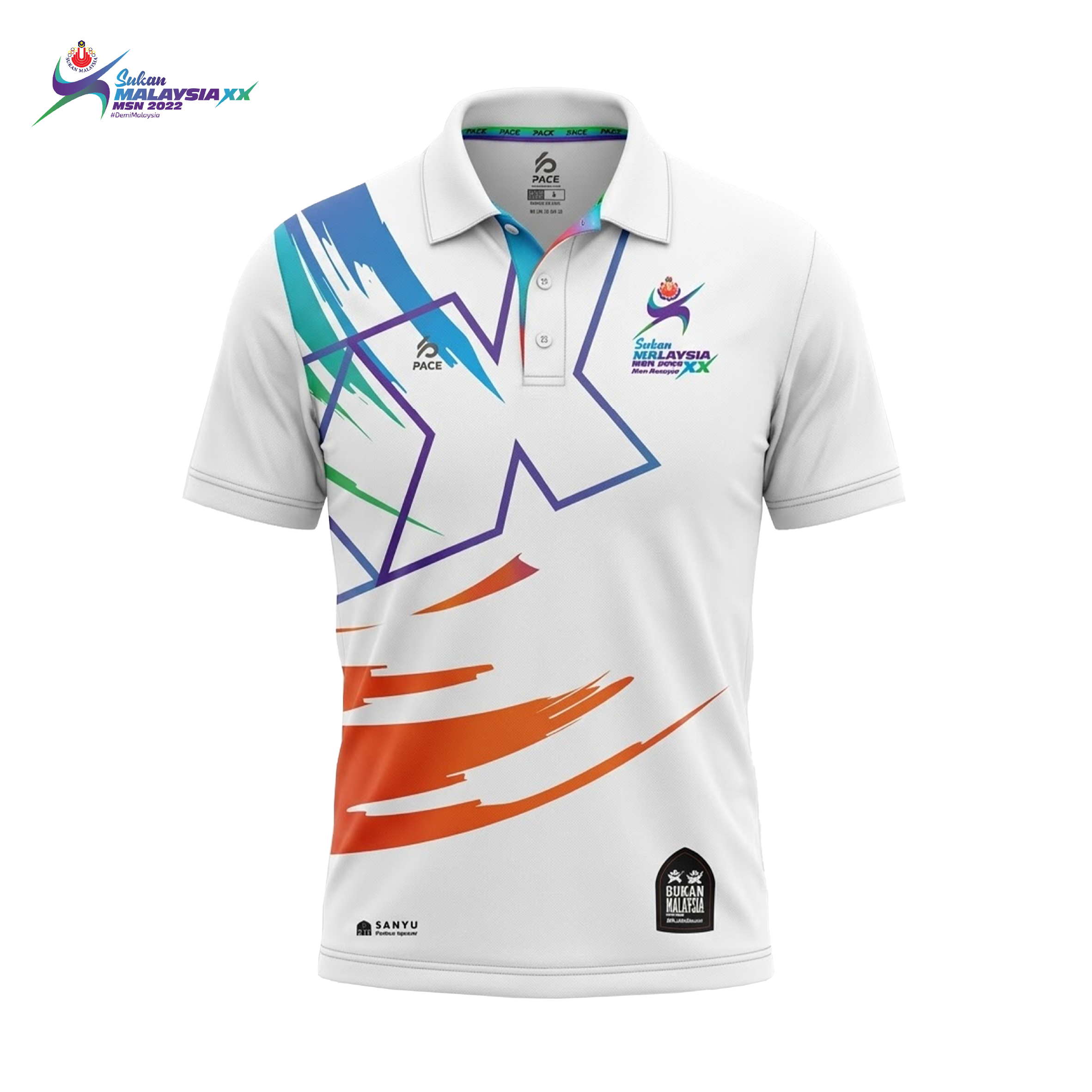 SUKMA`22 Limited Edition Blackout Polo Tee 