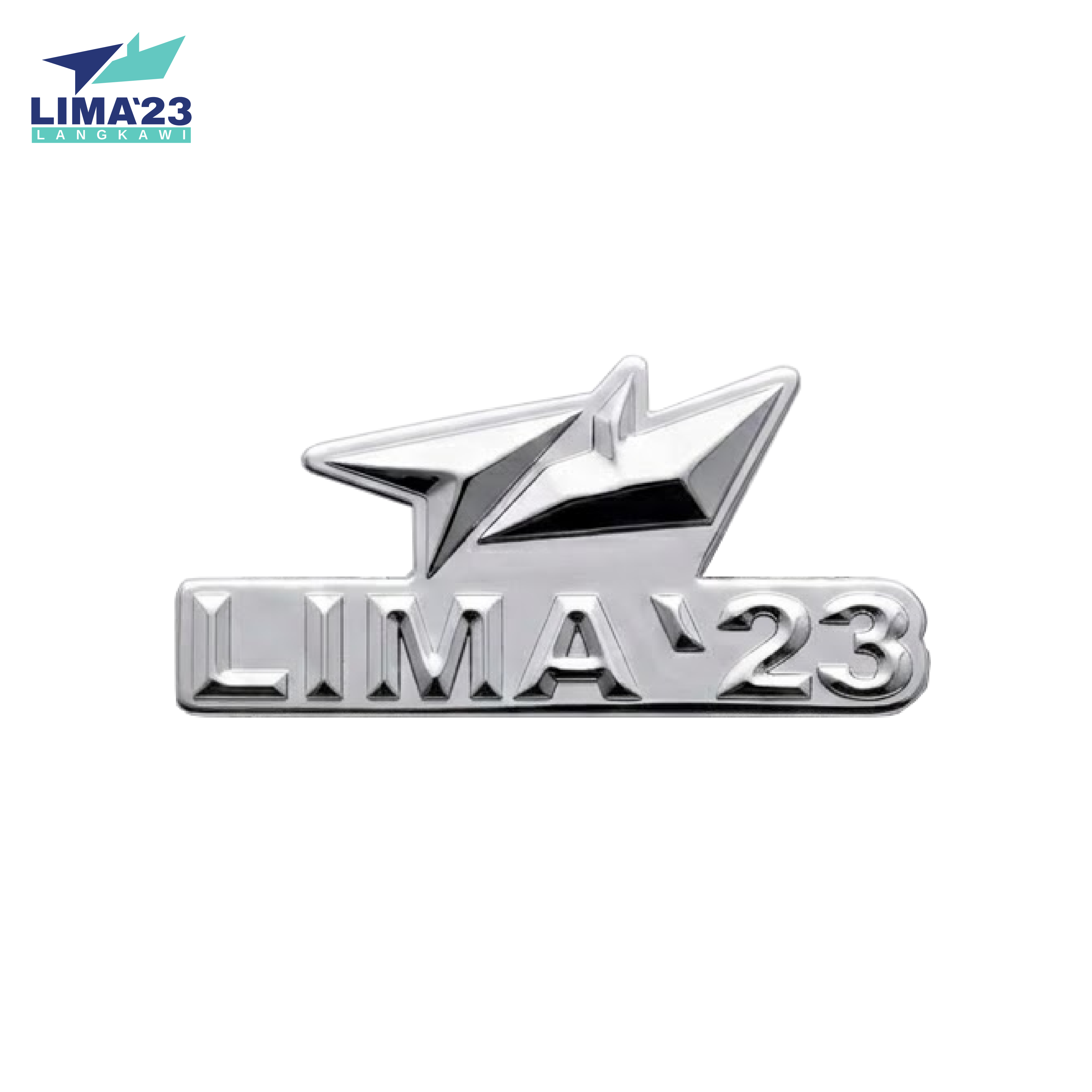 LIMA`23 3D Metal Collar Pin 