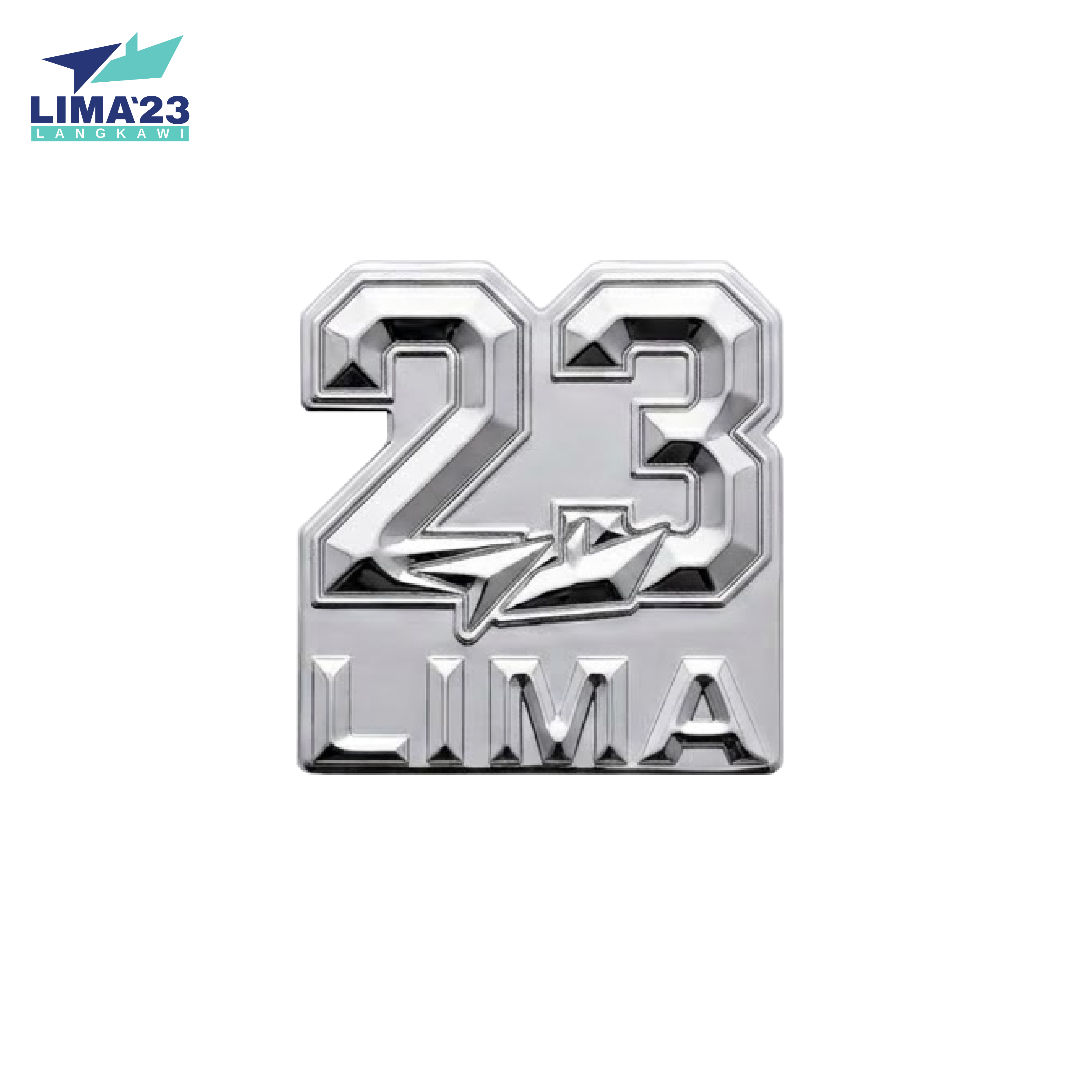 LIMA`23 3D Metal Collar Pin 