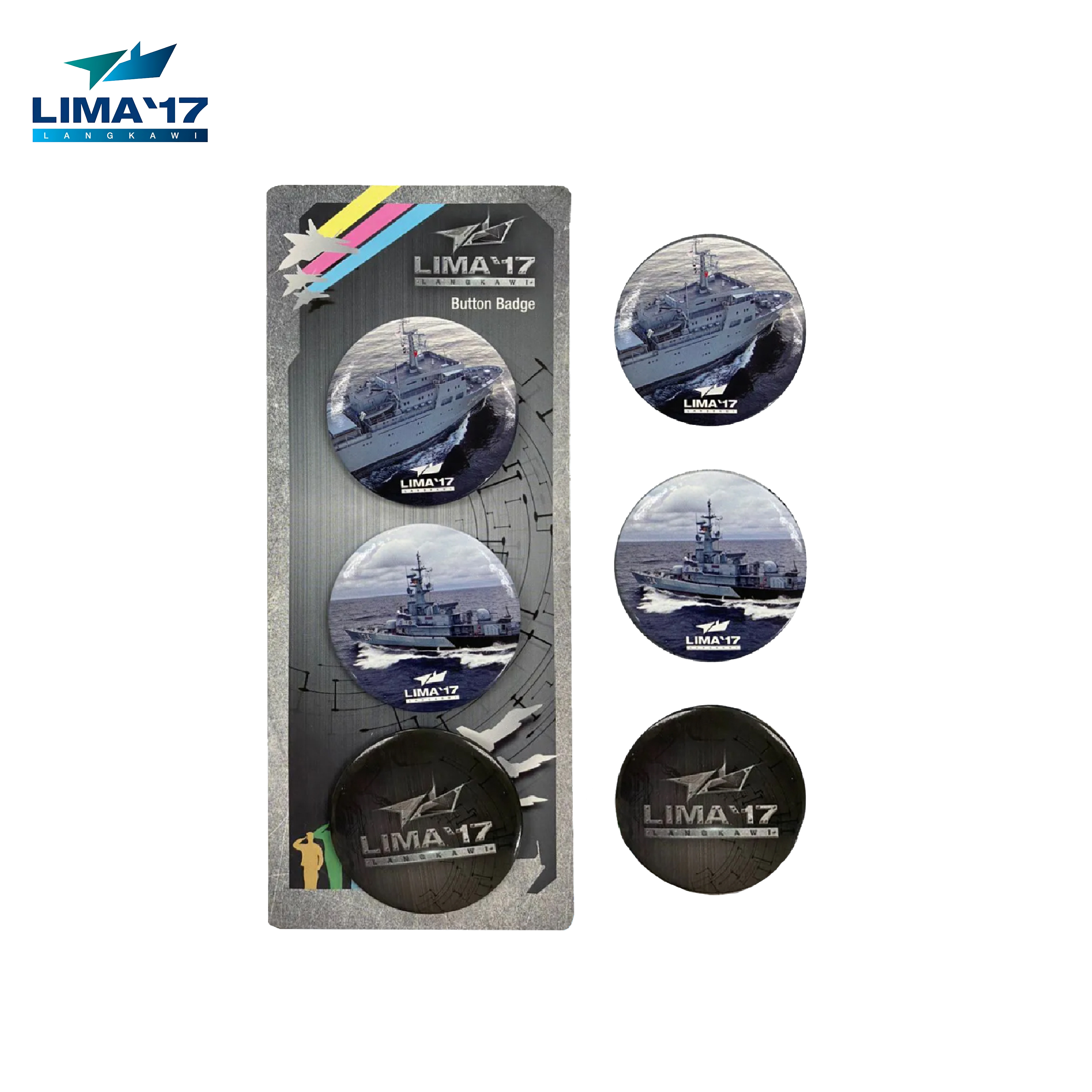 LIMA`17 Button Badges