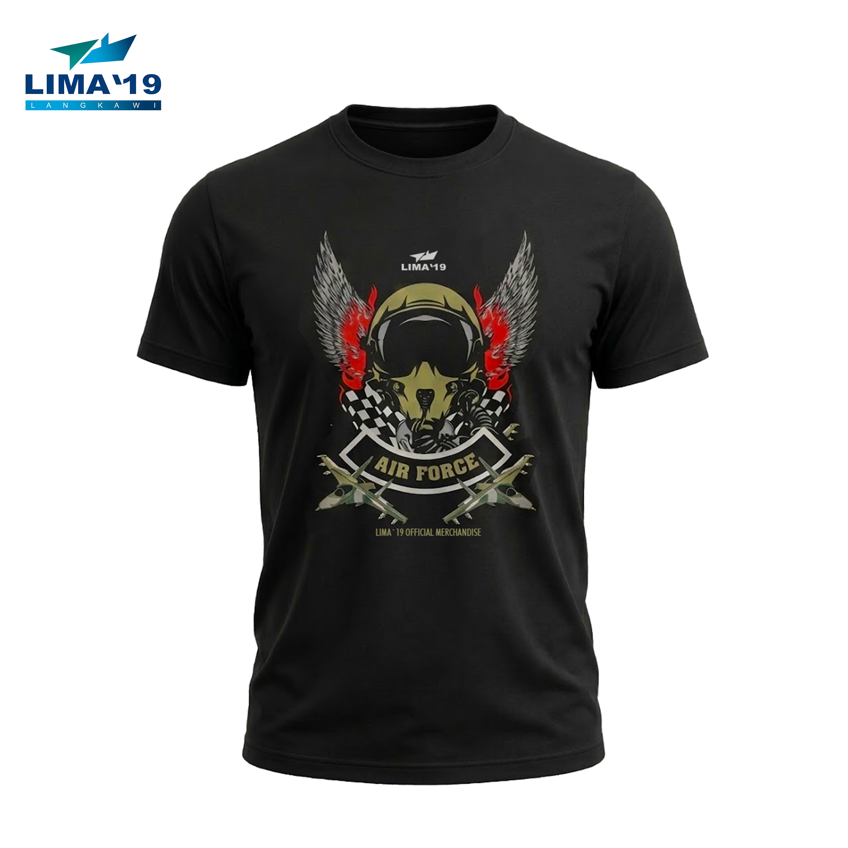 LIMA`19 Air Force Pilot with Eagle Wing Tee
