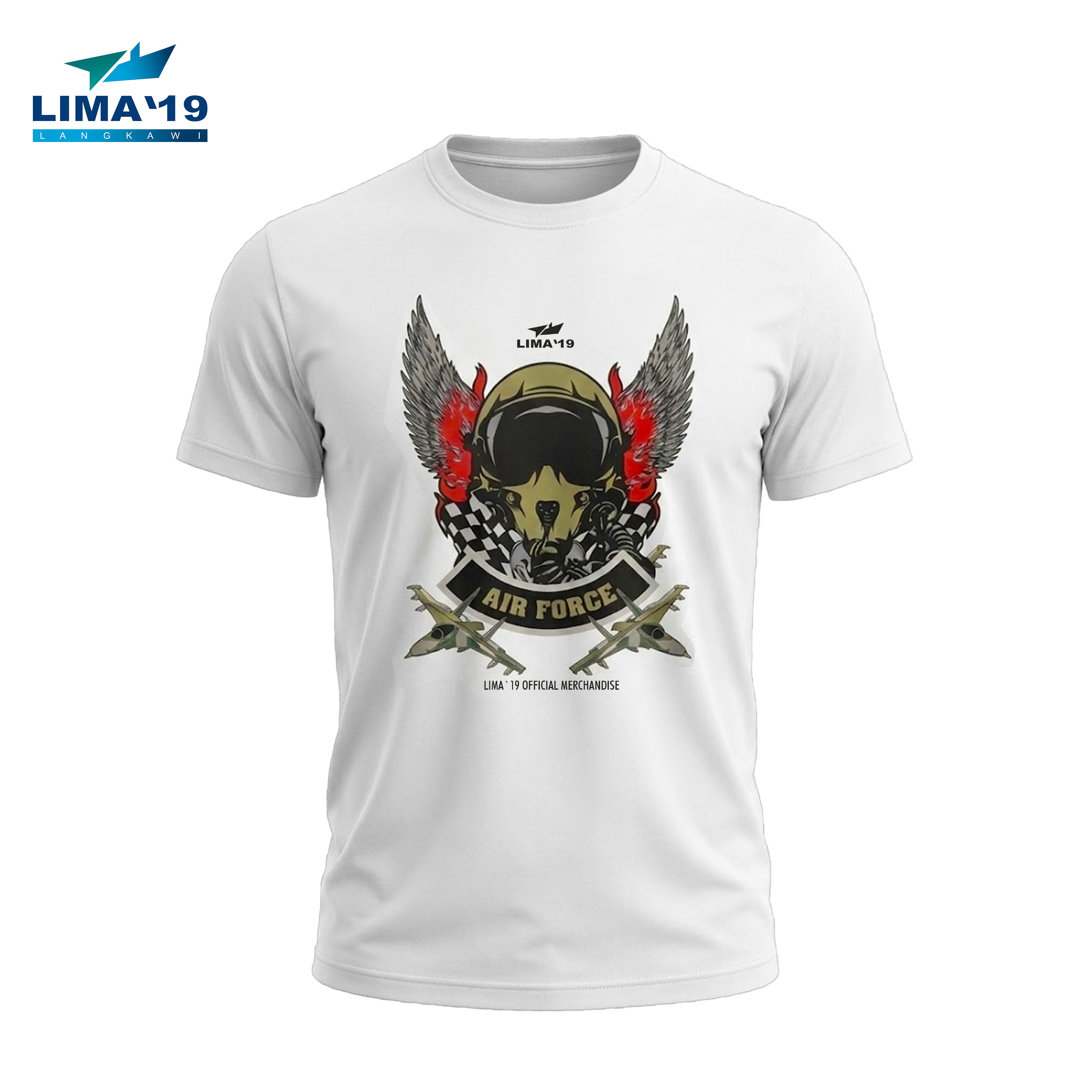 LIMA`19 Air Force Pilot with Eagle Wing Tee