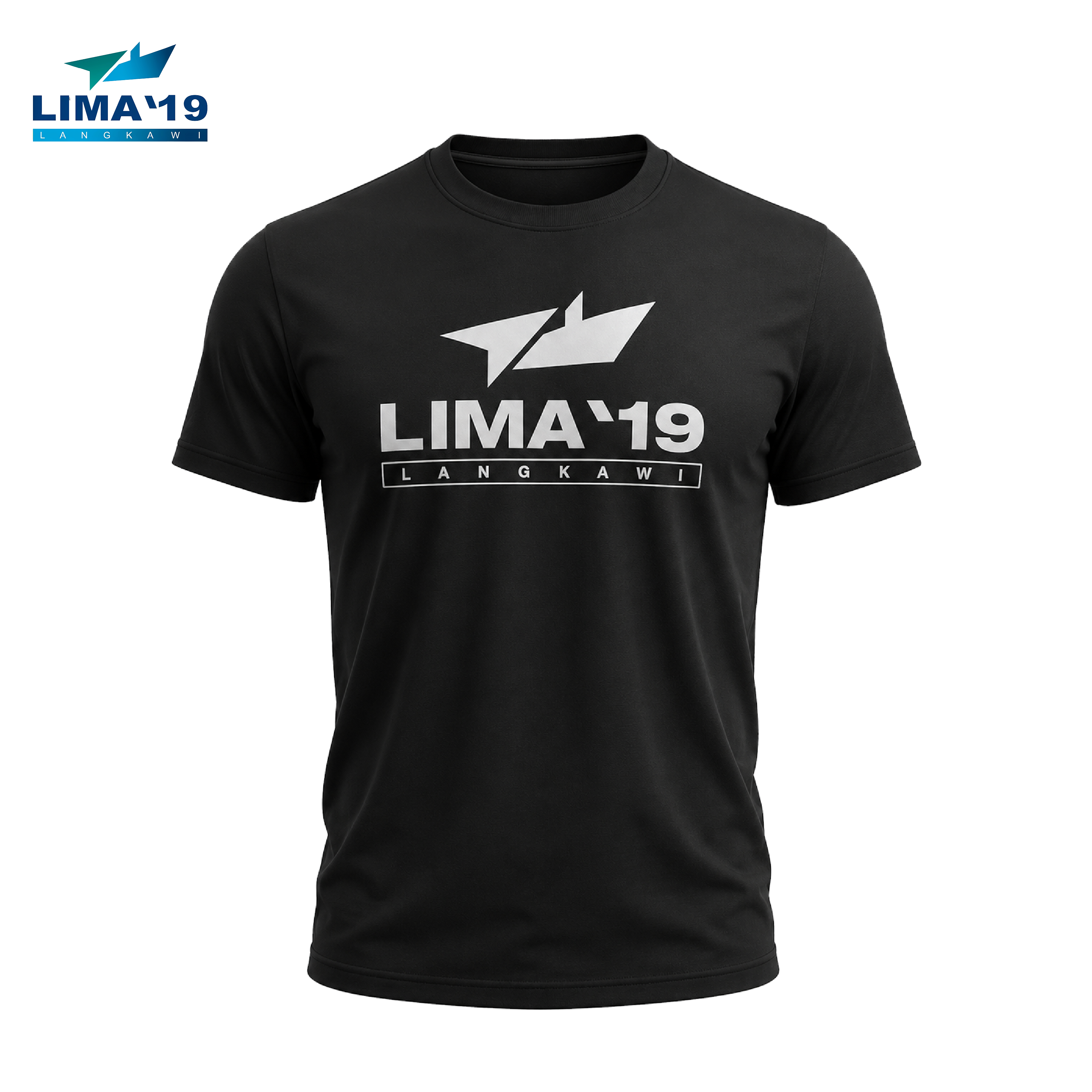LIMA`19 Round Neck Tee with Logo Reflector