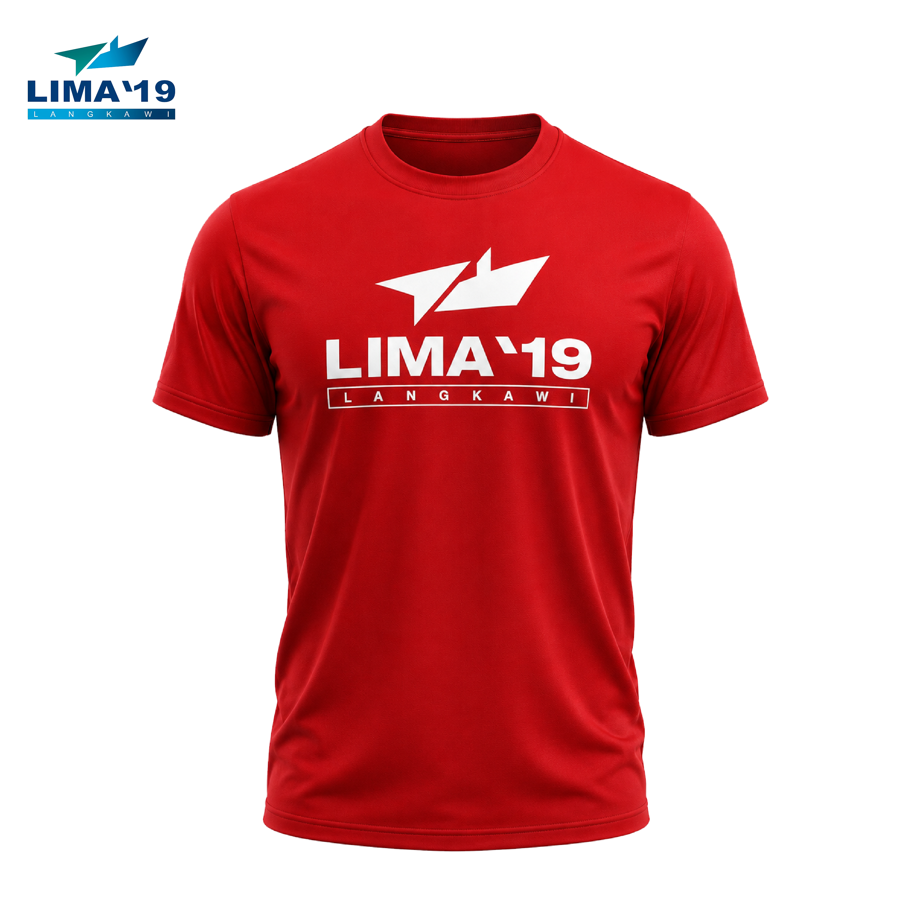 LIMA`19 Round Neck Tee with Logo Reflector