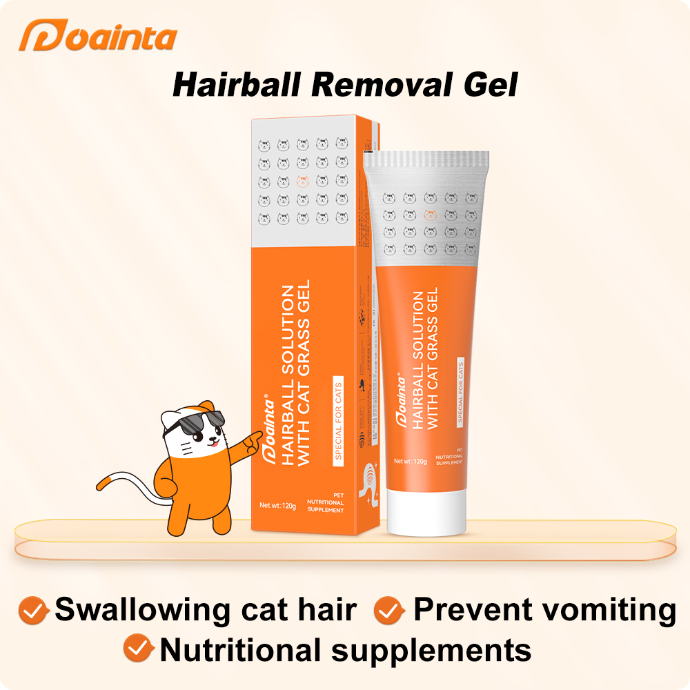 Cat Grass Hairball Control Nutritional Paste Hairball Removal Gel For Cats- 120 ml