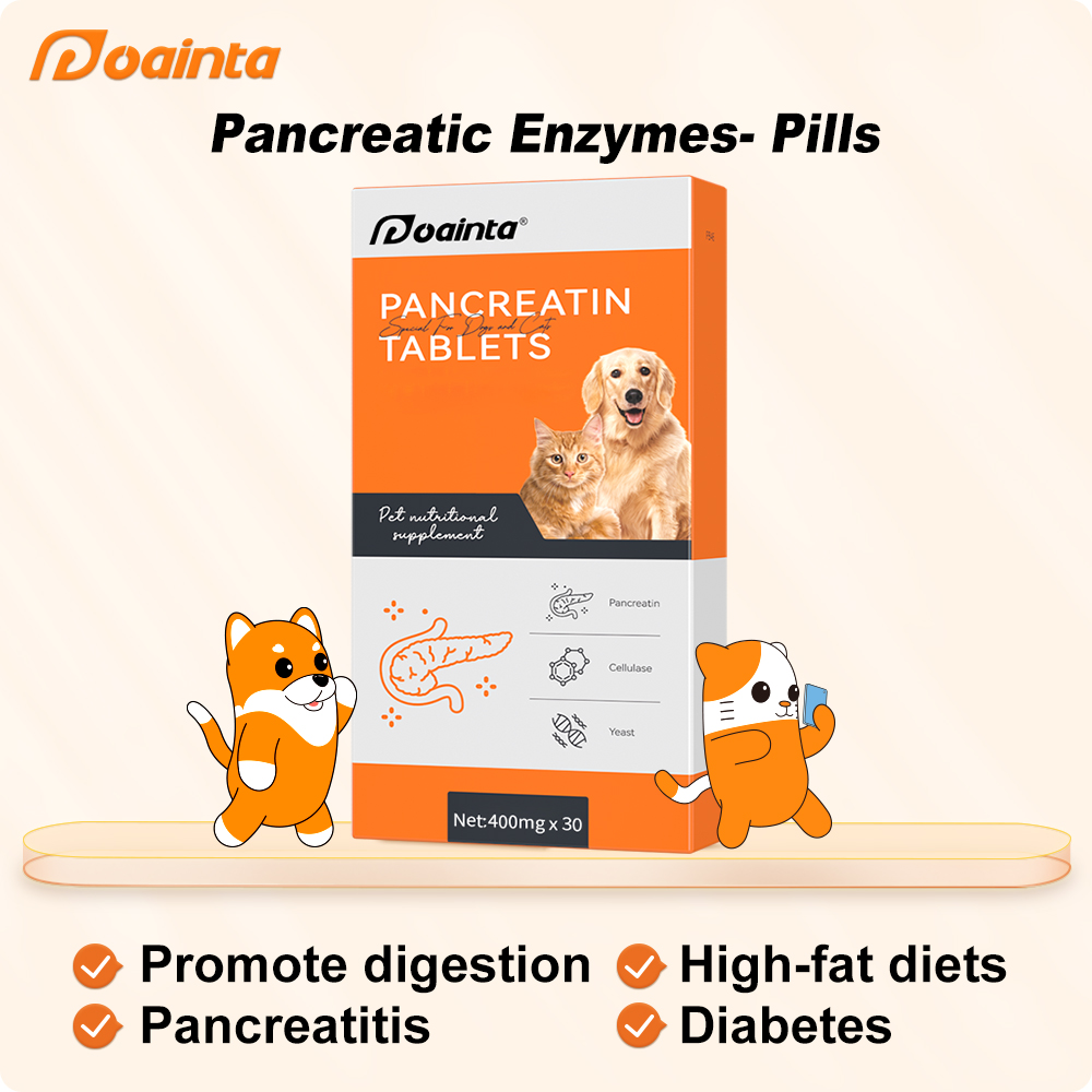 Digestive Enzymes Supplements for Dogs& Cats- Tablets