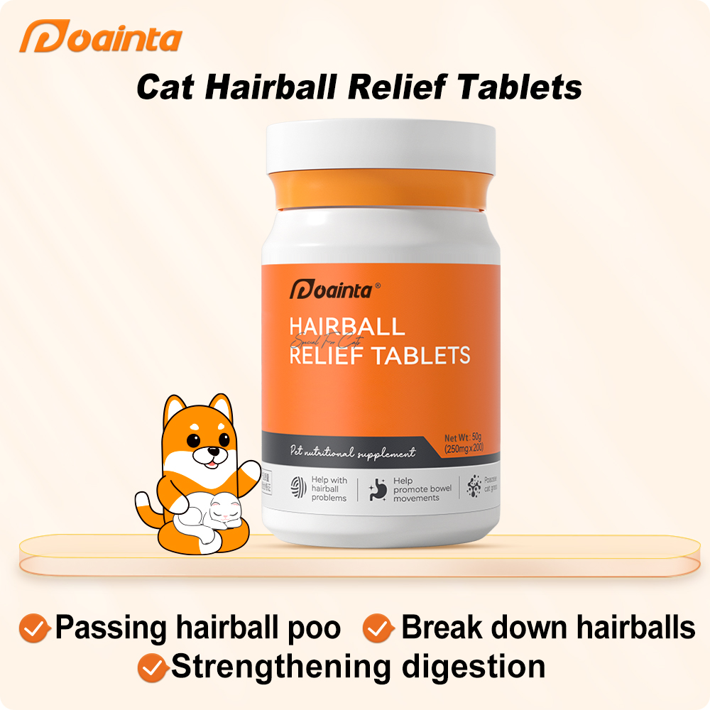Hairball Remedy Tablets Pet Nutritional Supplement -For Cats