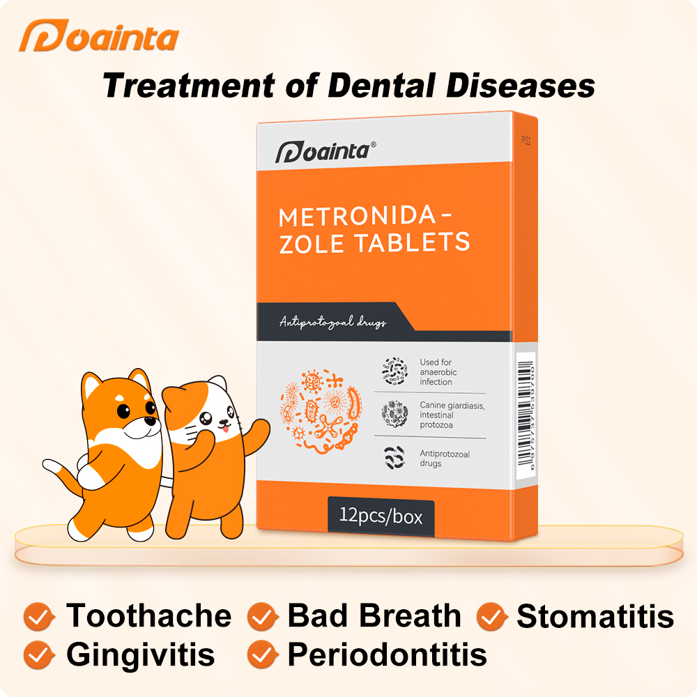 Diarrhea, Dental Infection-Metronidazole Tablets-For dogs & cats