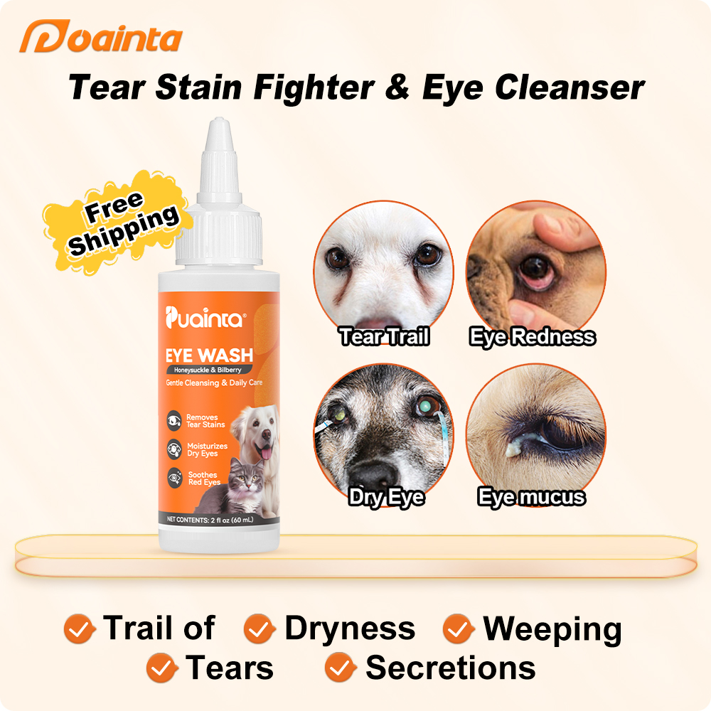 Puainta™ Boric Acid Eye Drops/ Eye Wash for Dogs and Cats