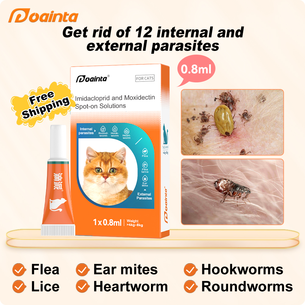 All-in-One Flea, Tick & Worm Spot-On for Dogs & Cats