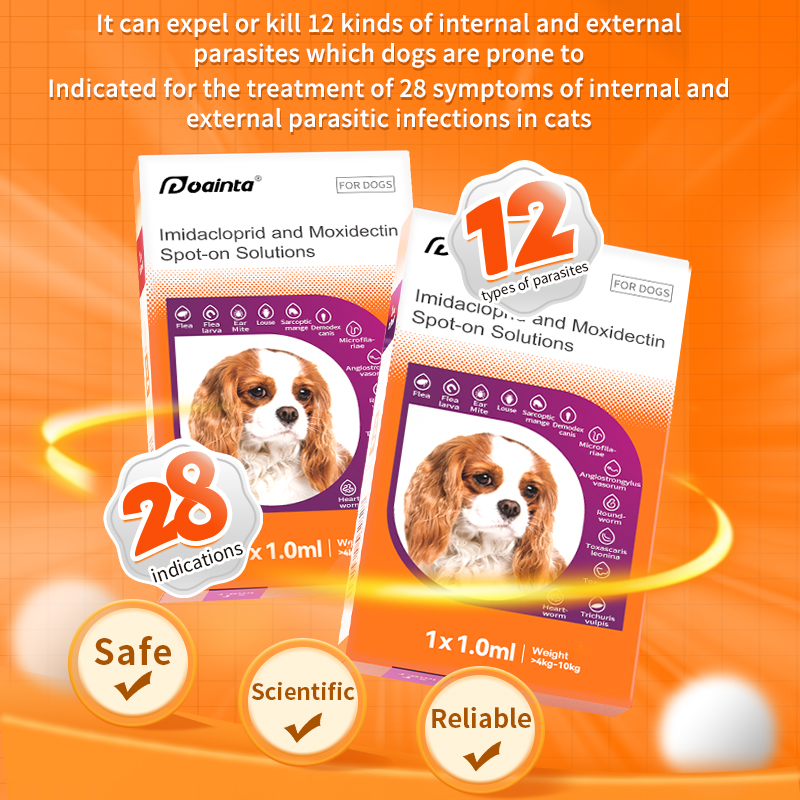 Puainta AllinOne dewormer Drop Anti Flea Lice and Worms for Dogs/