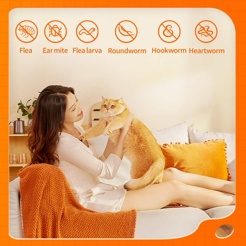 Puainta | Dewormer Anti Flea Lice and Worms for Dogs/ Cats