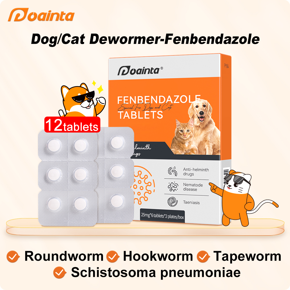 Fenbendazole Dewormer for Dogs/ Cats- Tablets