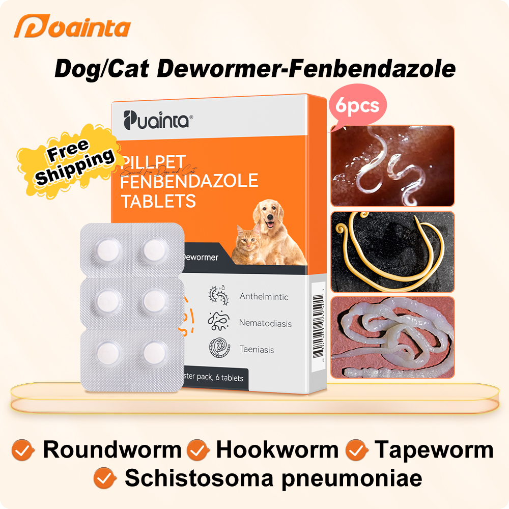 Internal Deworming - Fenbendazole, removes tapeworms, roundworms, etc.