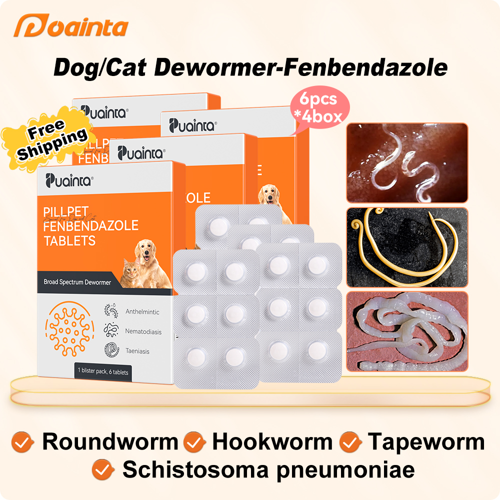 Internal Deworming - Fenbendazole, removes tapeworms, roundworms, etc.