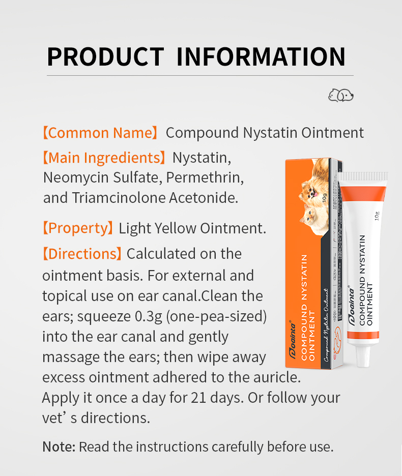 Ointment for Ear Mites & Otitis