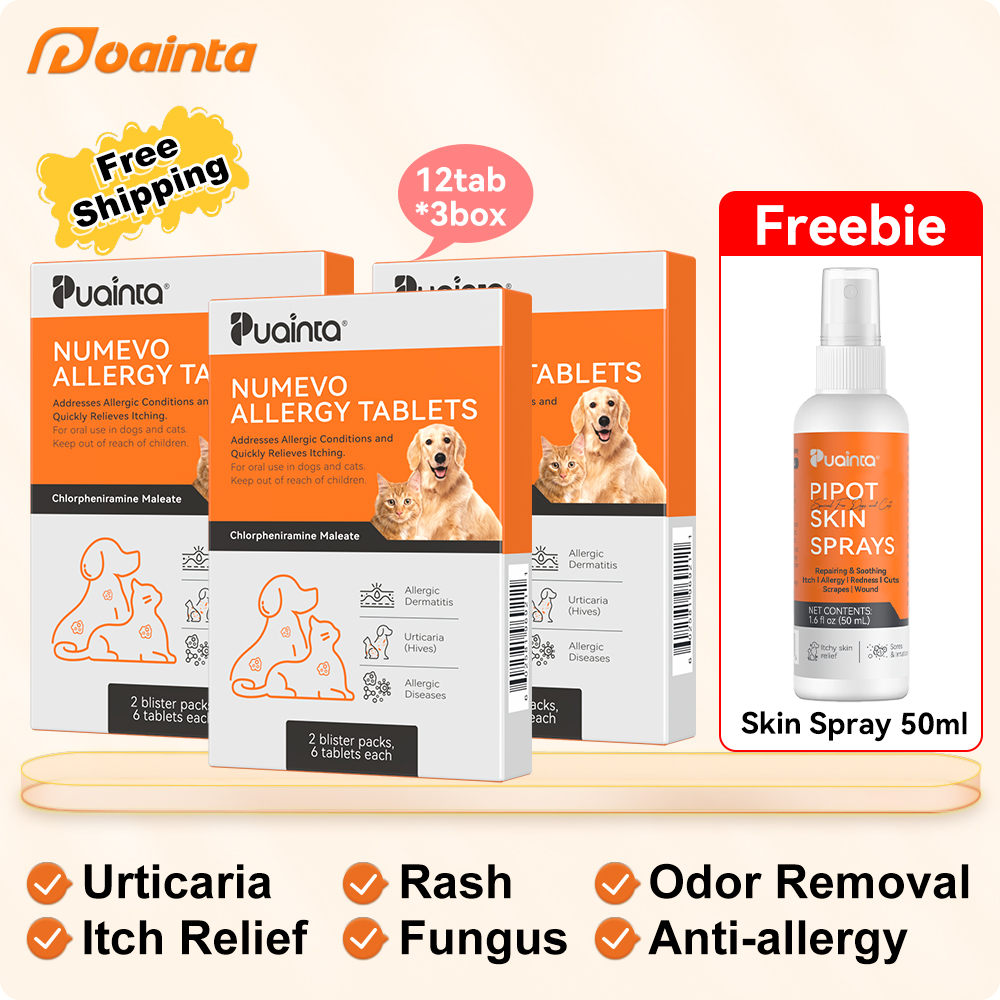 Seasonal Allergy Itch Relief Chewable Tablets for Dogs & Cats