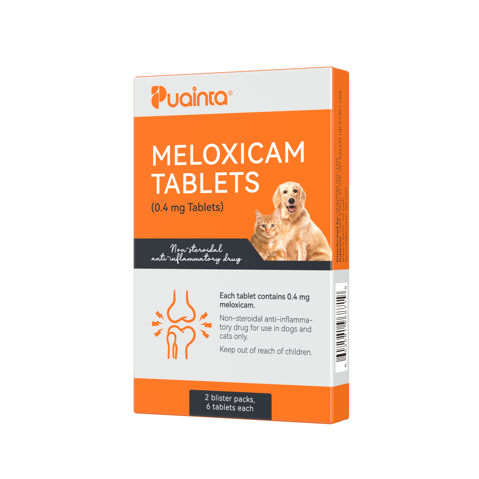 Puainta Meloxicam Joint Pain Relief Tablets for Dogs/Cats