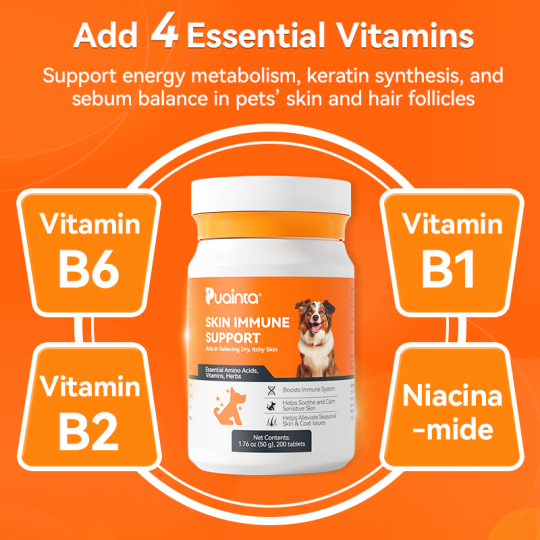 Dog Anti-Itch, Anti-Redness & Immune-Boosting Chewable Tablets ...