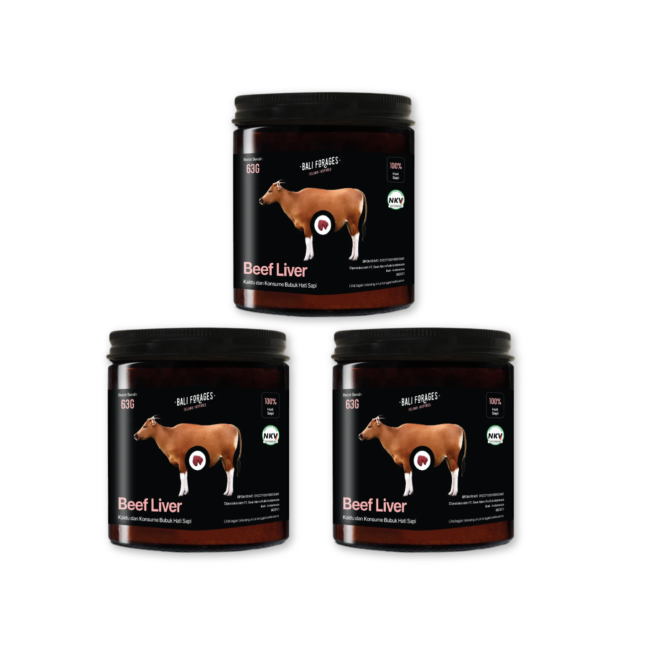 Beef Liver 3 Piece Bundle Bali Forages