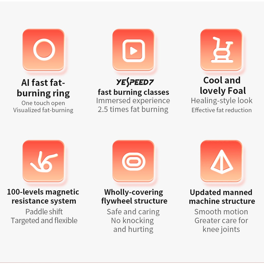  Xiaomi Yesoul Spinning Bike M2 Smart Exercise Bike Magnetic Bike Indoor 智能动感单车