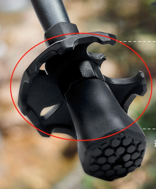 長風 PROトレッキングポール交換用 ゴムキャップ4個+泥用バスケット4個