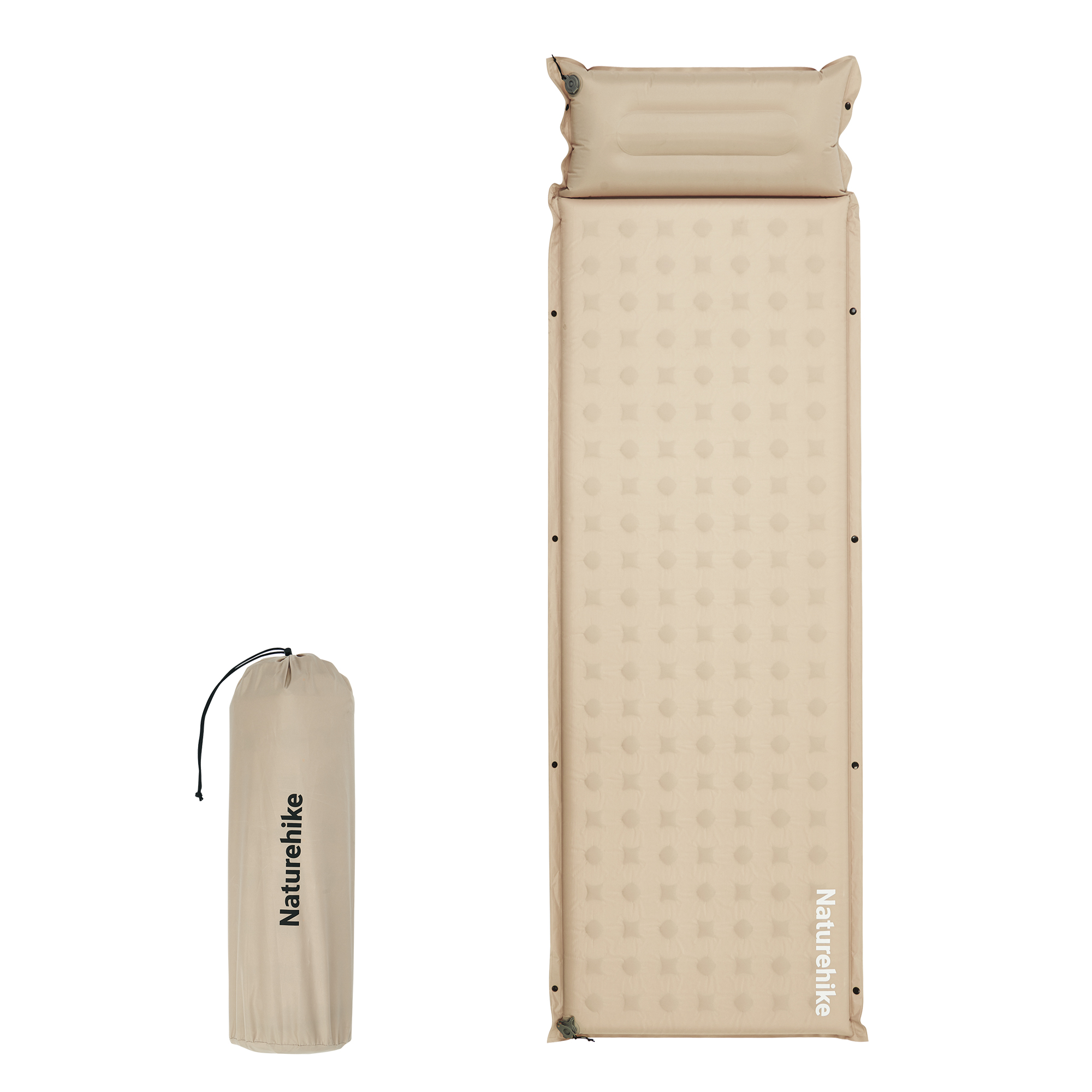 新作Naturehike Dシリーズ エアーマット 自動膨張 コンパクト 革新内部構造 厚手6cm キャンプ用 キャンプマット 無限連結可能 耐水加工 インフレーター 超軽量