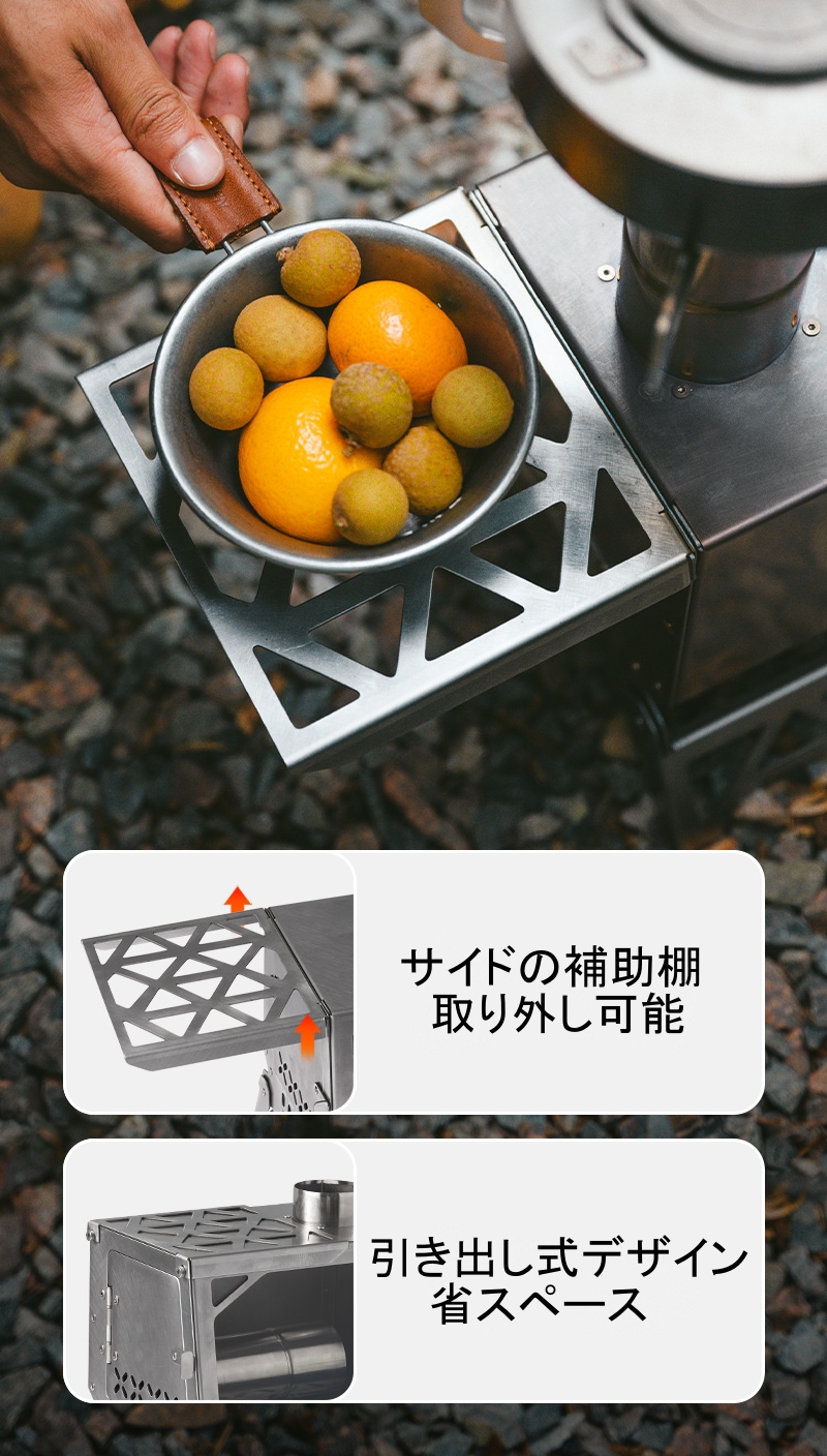 Amazon.co.jp: Naturehike公式ショップ 薪ストーブ ミニ 卓上