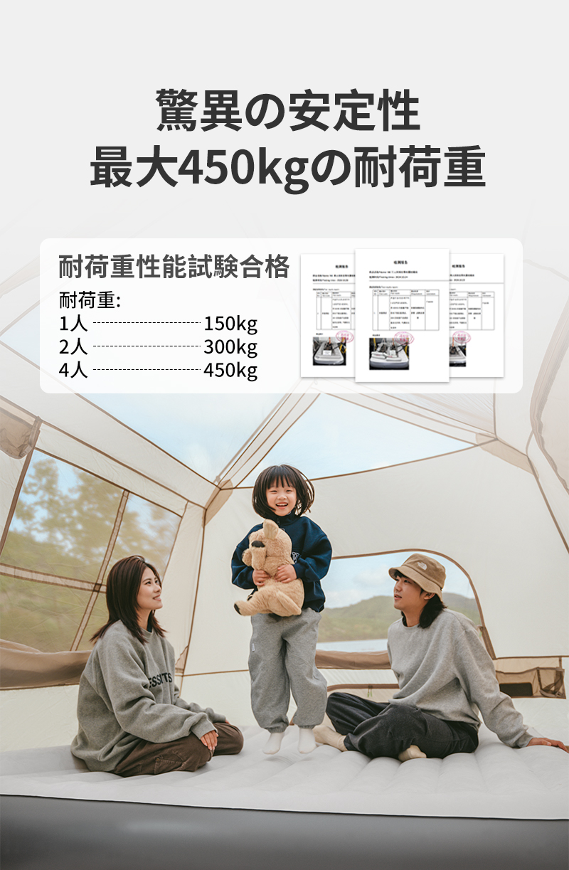 Naturehike Moment エアーマット 電動ポンプ内蔵 枕付き 電動