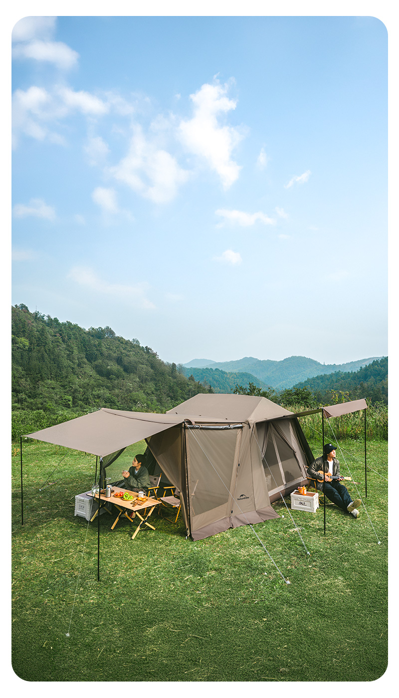 新作】 Naturehike Village6.0 Plus ワンタッチテント Ti black 新作】 Naturehike Village6.0 Plus ワンタッチテント Ti black