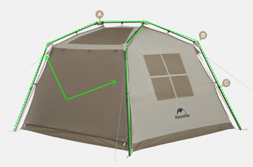 Village5.0テントポール パーツ