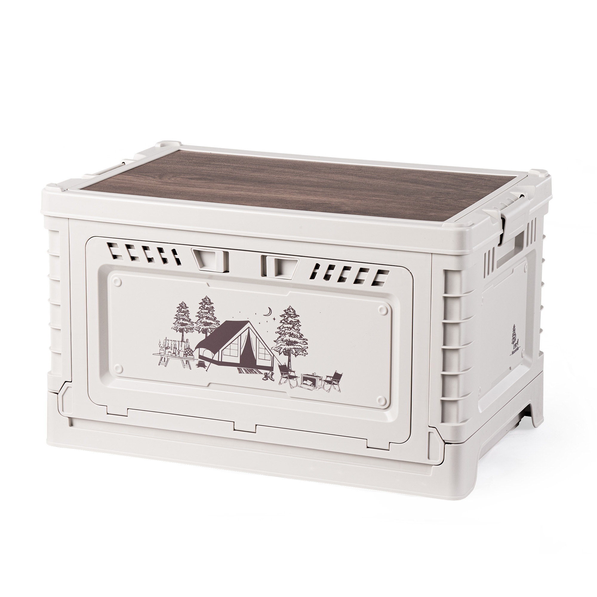 Naturehike 収納ボックス  蓋付き 引き出し 3扉付き 強い耐荷重 コンテナ 車載用 折り畳み