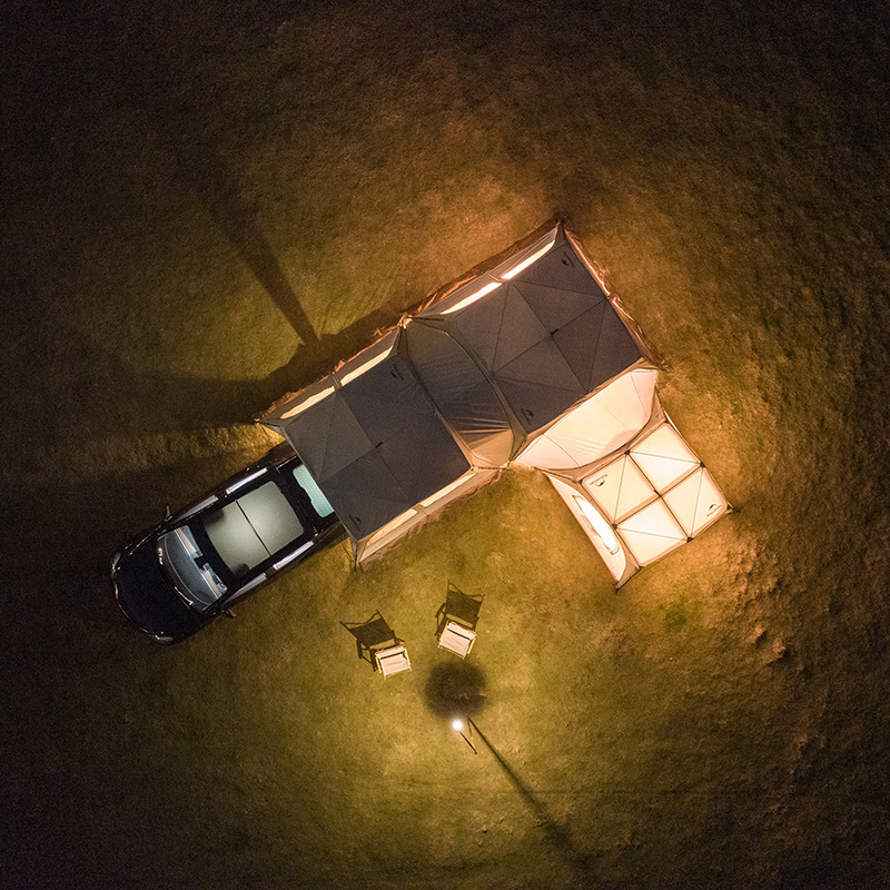 新作予約販売Naturehike Cloud World ワンタッチ タープテント Ti BLACK 2.2m 自由な接続 設営簡単 大型 通気性 ワンタッチテント 日よけ