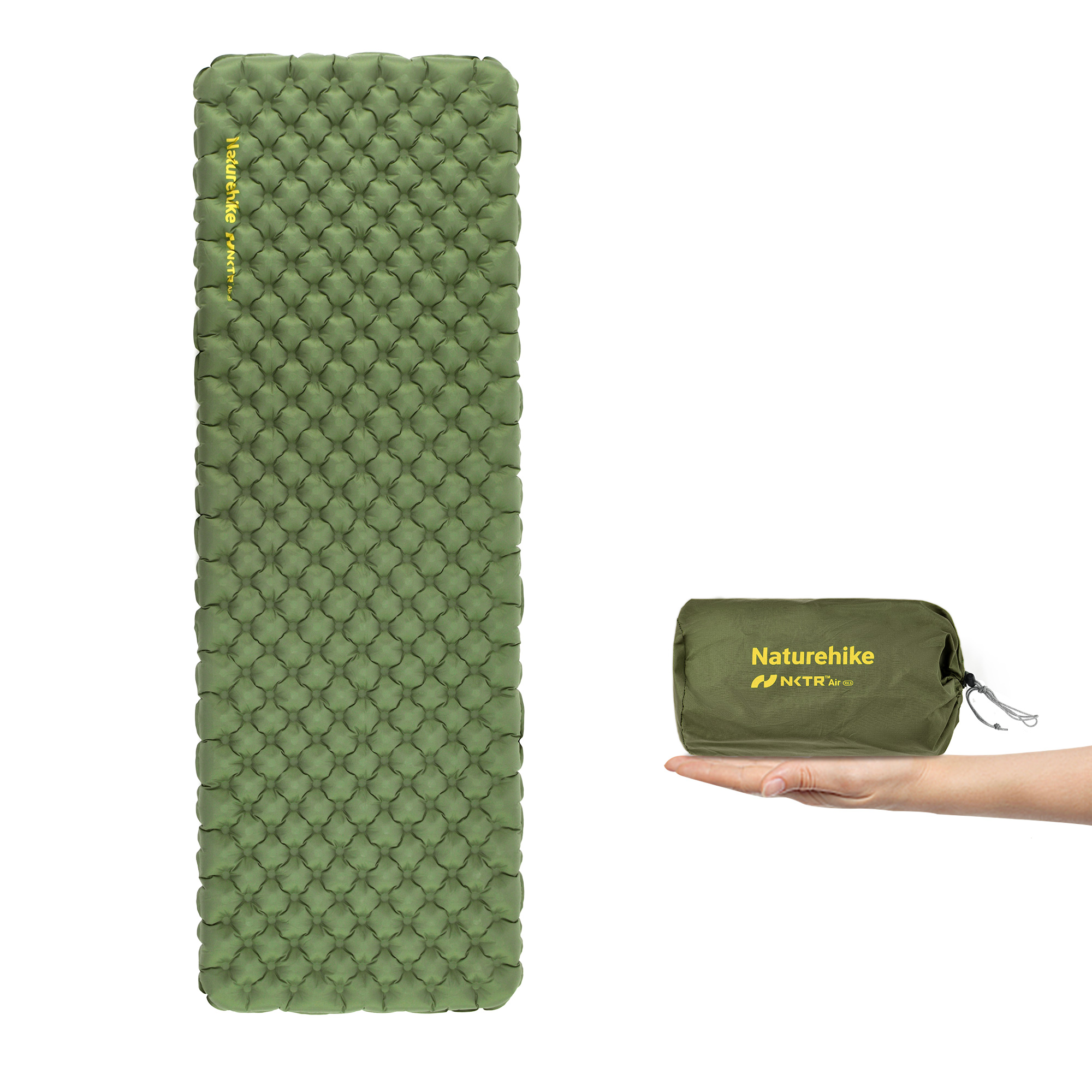 Naturehike 高R値5.8 エアーマット 軽量 厚手7cm アウトドア