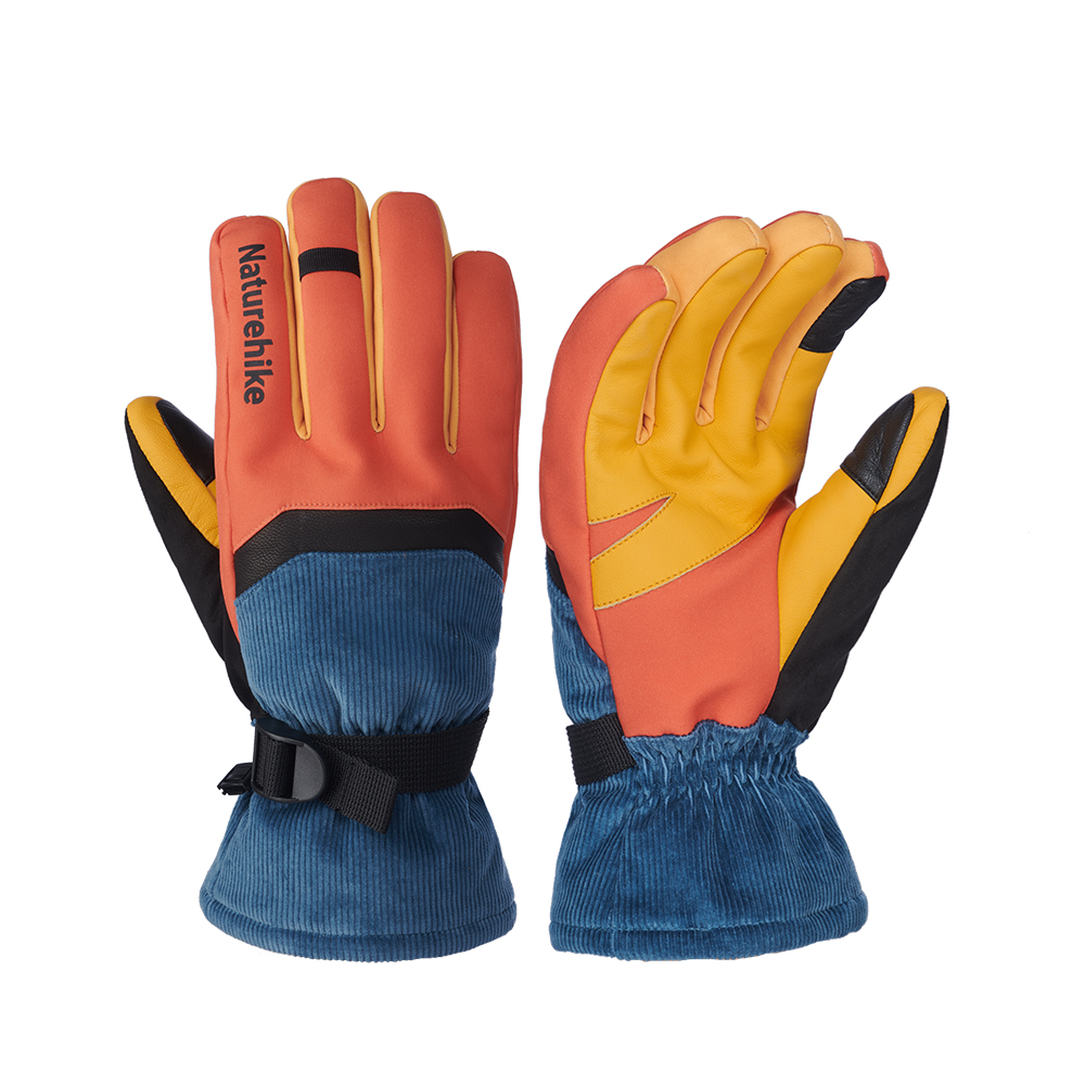 予約販売Naturehike 羊革スキー グローブ 5本指 防寒 暖かい 軽量 スキー スノボー スノーボード フリーライディング