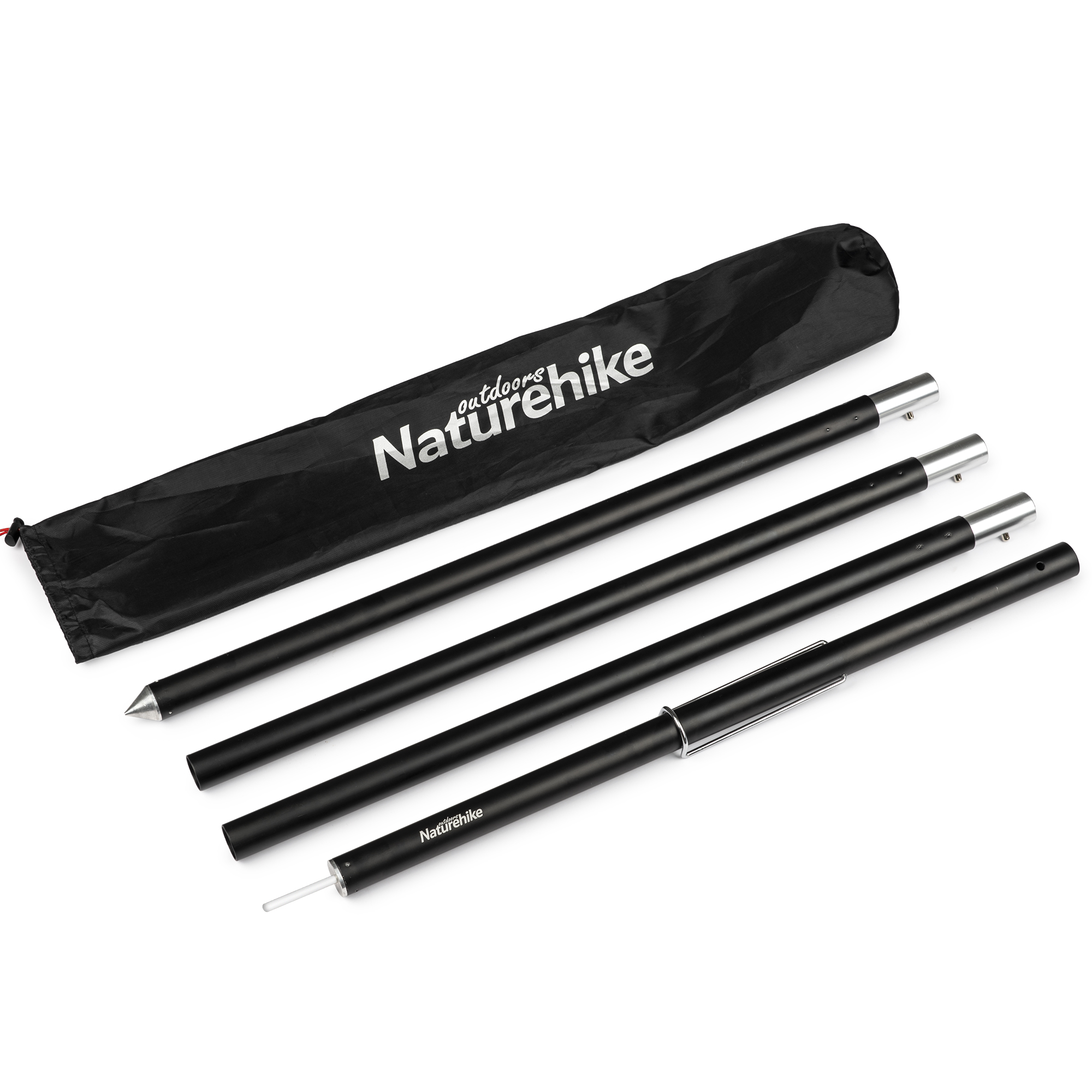 Naturehike テントポール アルミポール タープポール 200cm 収納袋付き