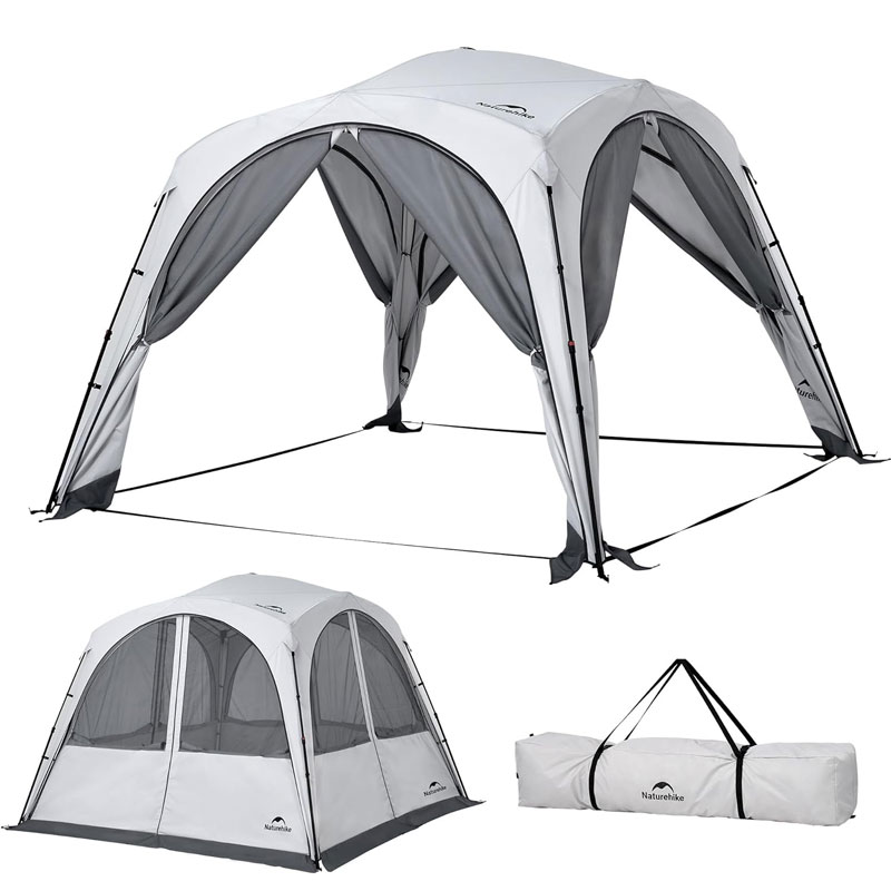 Naturehike ワンタッチタープテント UVカット 3m×3m×2.2m 設営 Naturehike ワンタッチタープテント UVカット 3m×3m×2.2m 設営